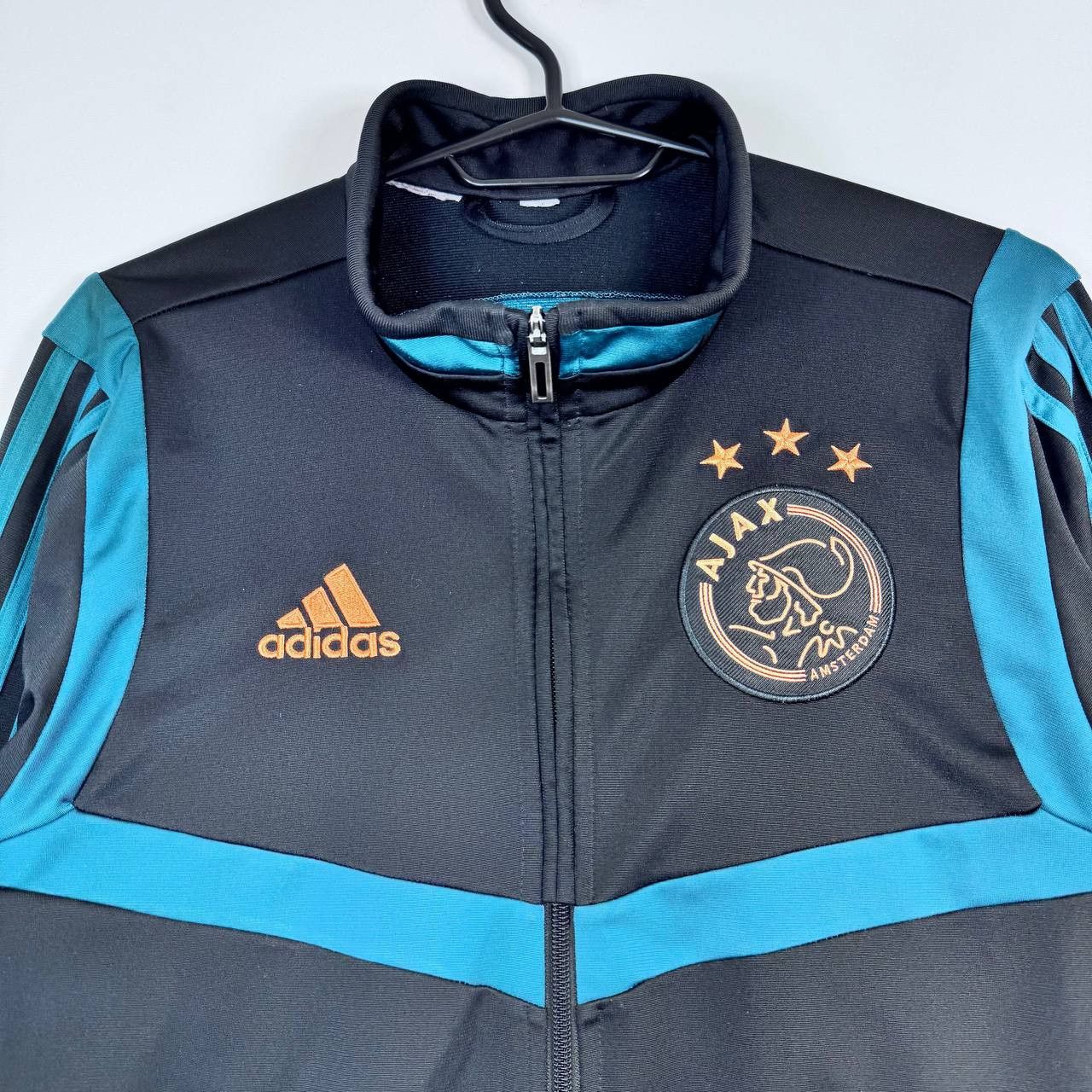 Adidas Adidas Ajax Amsterdam Track Jacket Blue Full Zip Mens Size S Size US S / EU 44-46 / 1 - 2 Thumbnail