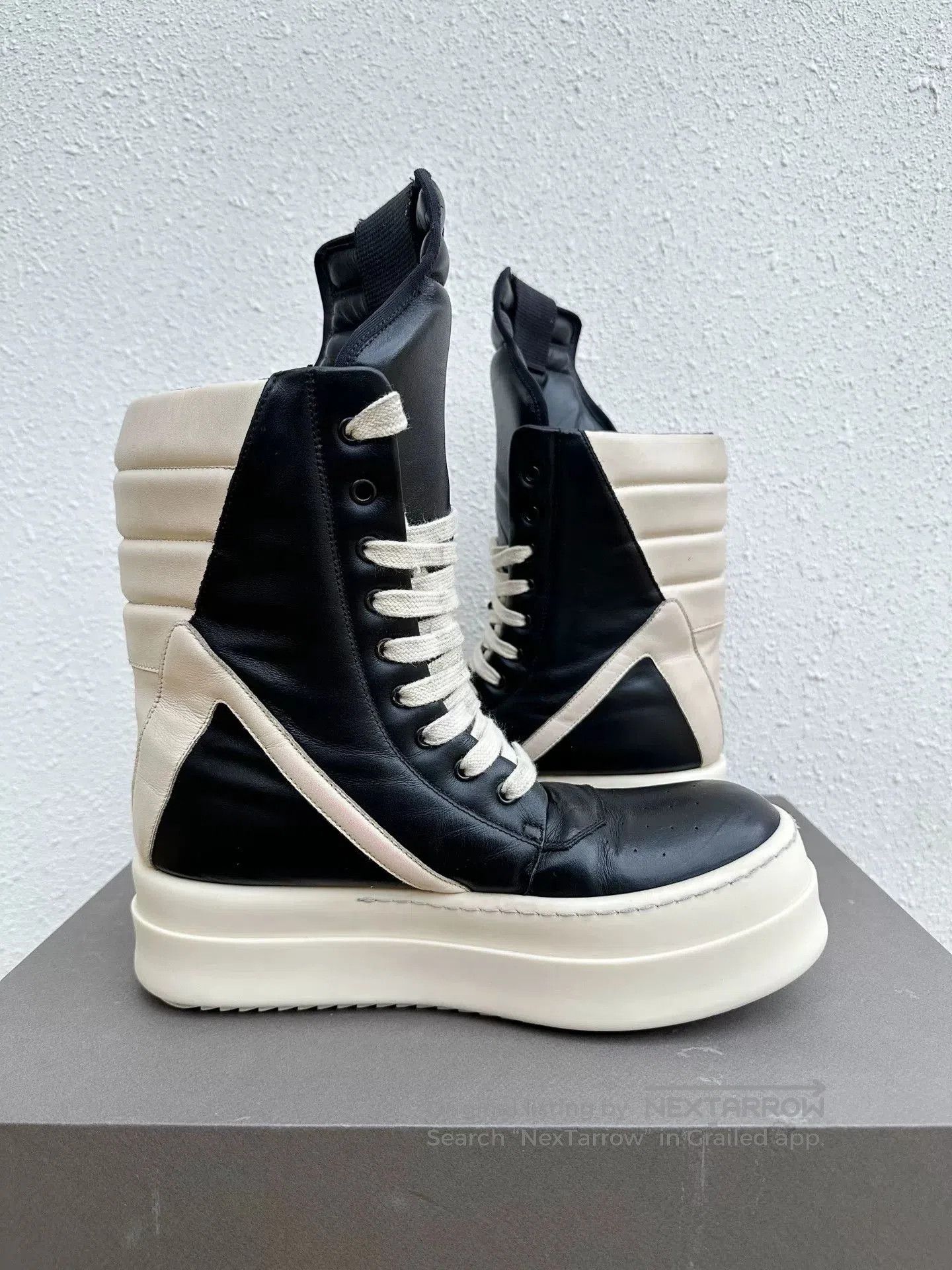 Rick Owens Rick Owens Platform Inverted Triangle High-Top. Size US 8 / EU 41 - 4 Thumbnail