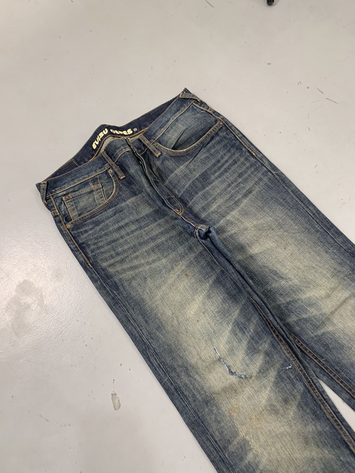 Vintage Vintage Evisu inspired loose fit denim Size US 36 / EU 52 - 4 Thumbnail