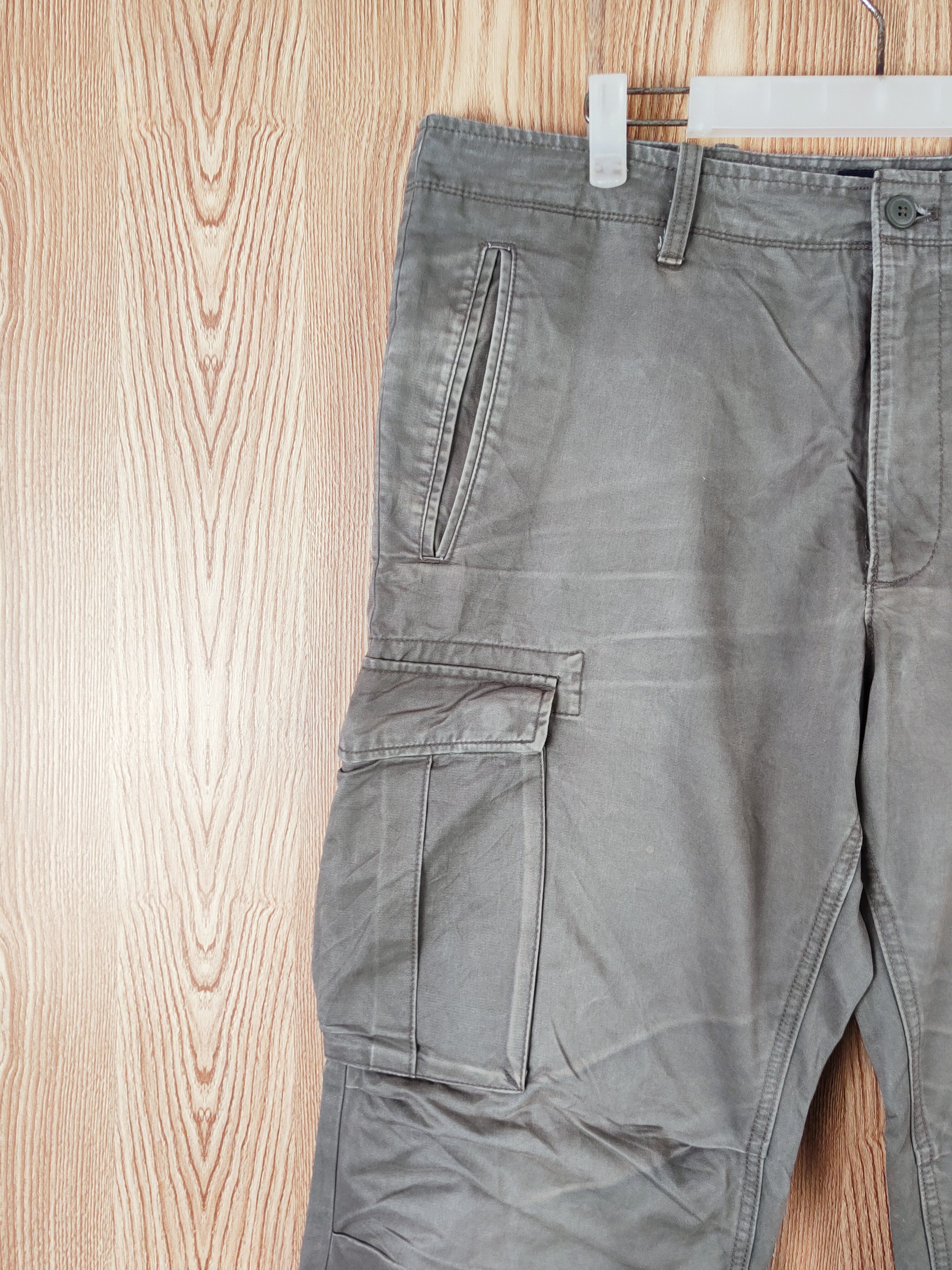 Gap DL Gap Olive Faded Multipocket Tactical Cargo Pants #S2782 Size US 36 / EU 52 - 3 Thumbnail