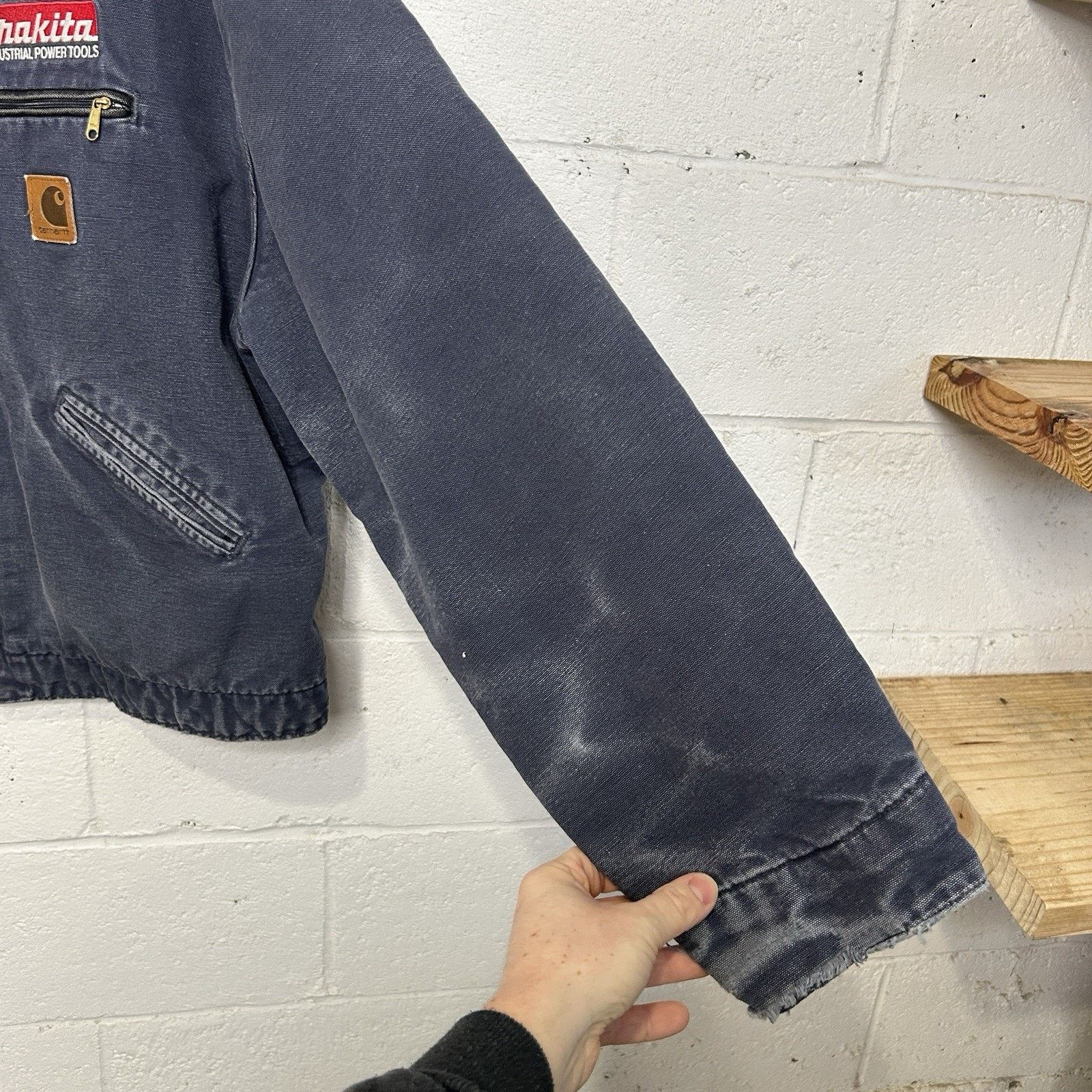 Carhartt Vintage Carhartt Blanket-Lined Detroit Jacket “Petrol” J64 Size US XL / EU 56 / 4 - 7 Thumbnail