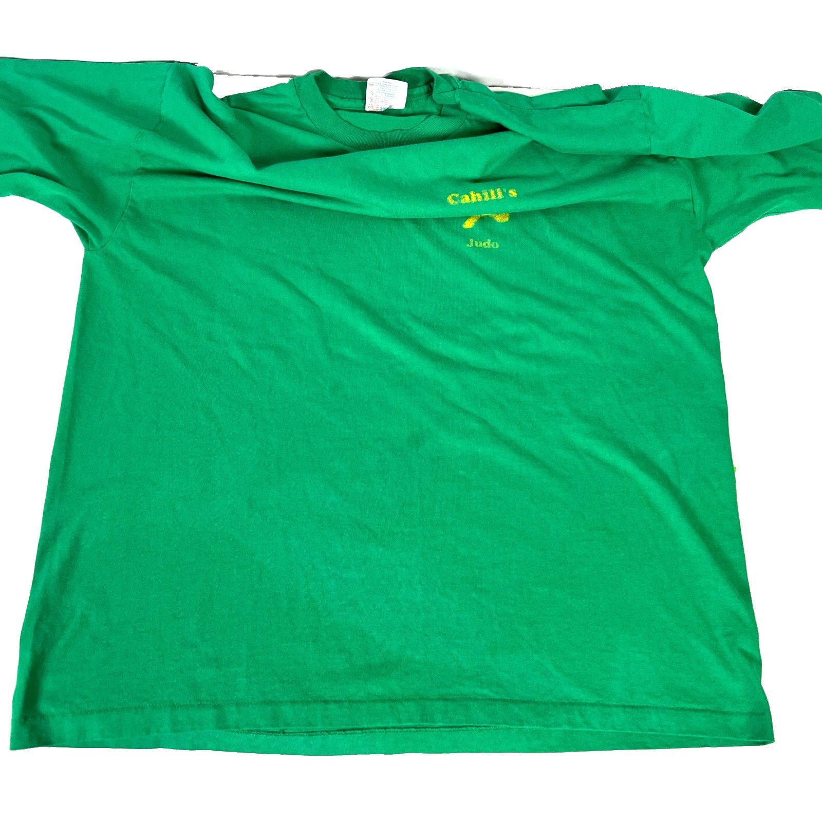 Hanes Cahill's Judo Vtg Mens T-Shirt size XL Danzan Ryu Hanes Sing Size US XL / EU 56 / 4 - 11 Thumbnail