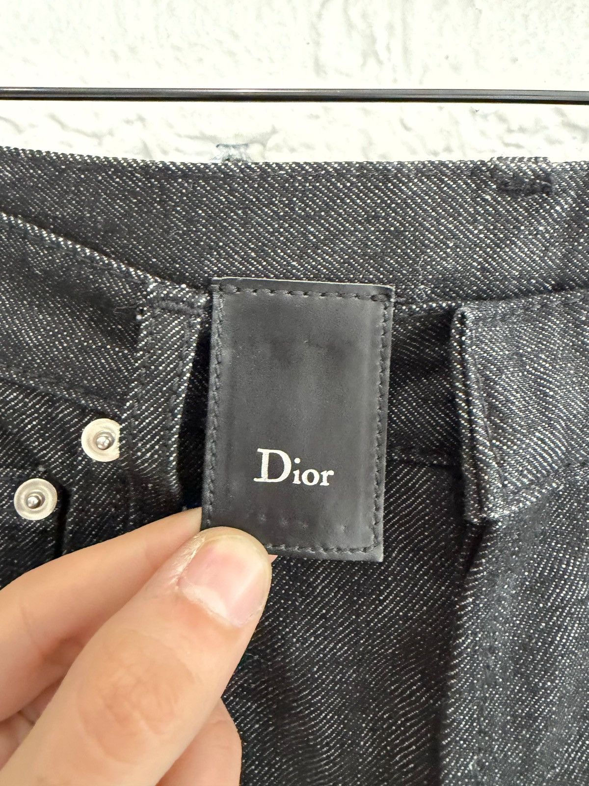 Dior A/W 2007 DIOR HOMME BLACK RAW DENIM Size US 28 / EU 44 - 3 Thumbnail