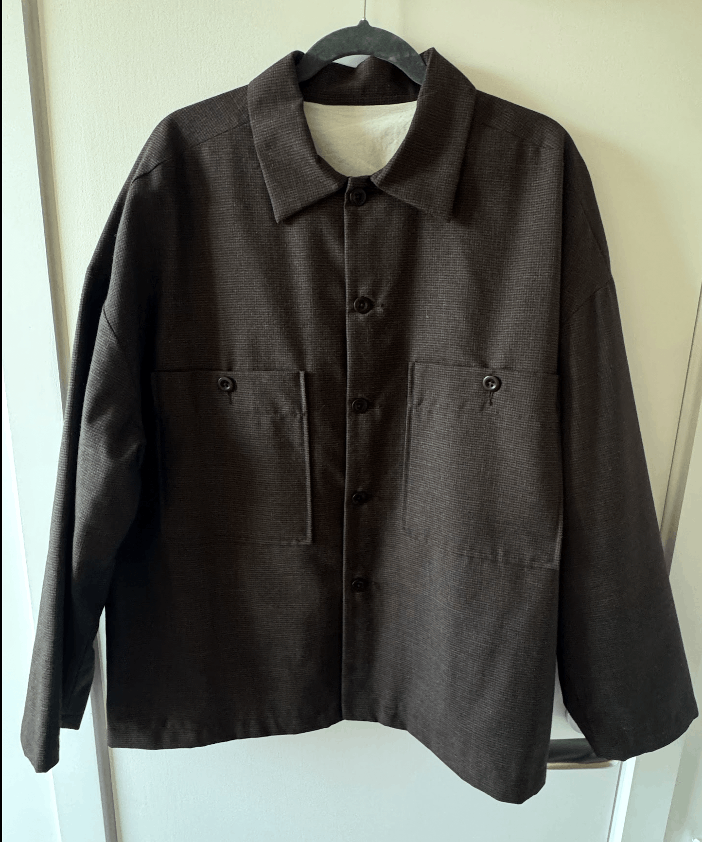 Field Shirt 2 Fox Worsted Wool Puppytooth