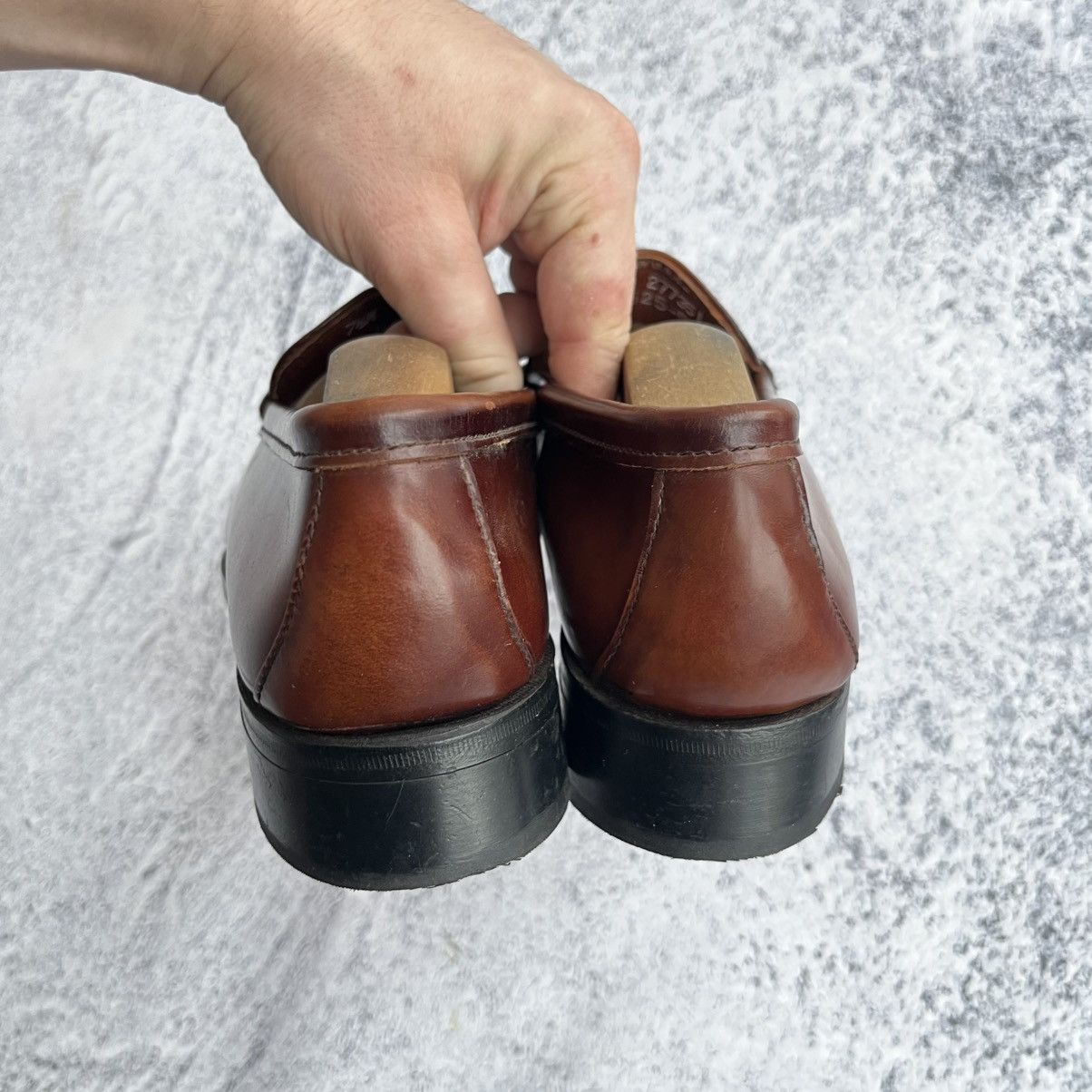 Dexter Shoe Company DEXTER MADE IN USA LOAFERS 7.5 BROWN LEATHER VINTAGE Size US 7.5 / EU 40-41 - 7 Thumbnail