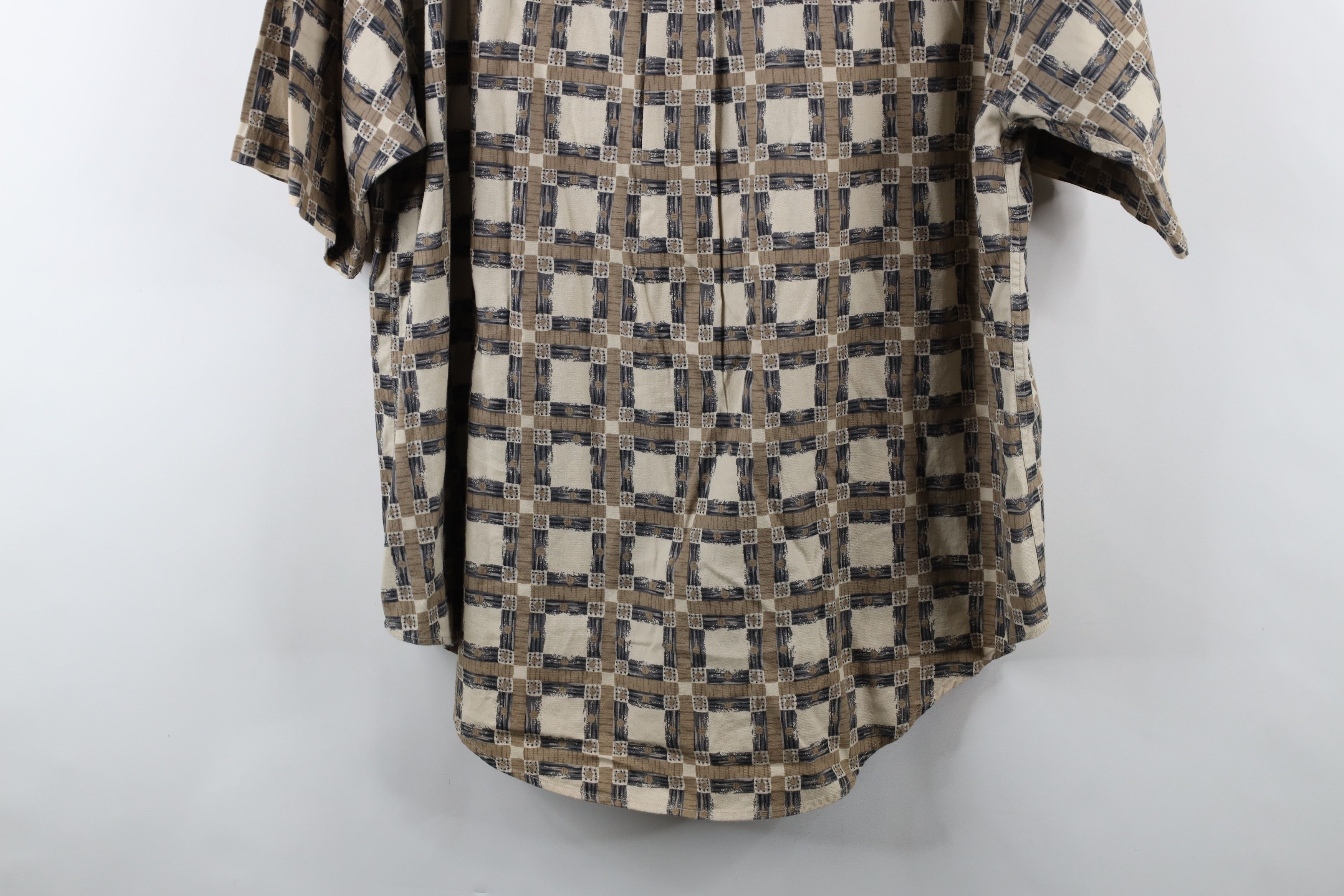 Vintage Vintage 90s Streetwear Baggy Fit Checkered Golf Polo Shirt Size US L / EU 52-54 / 3 - 12 Thumbnail