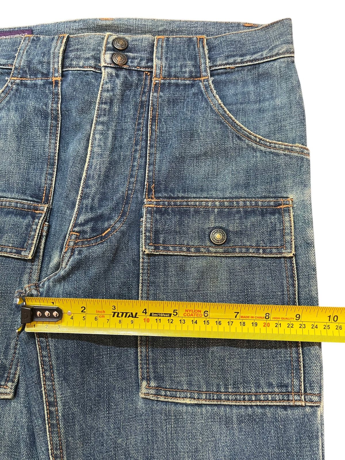 Nepenthes Vintage Japan Nepenthes Bush Pants Faded Style Loose Jeans Size US 30 / EU 46 - 14 Thumbnail