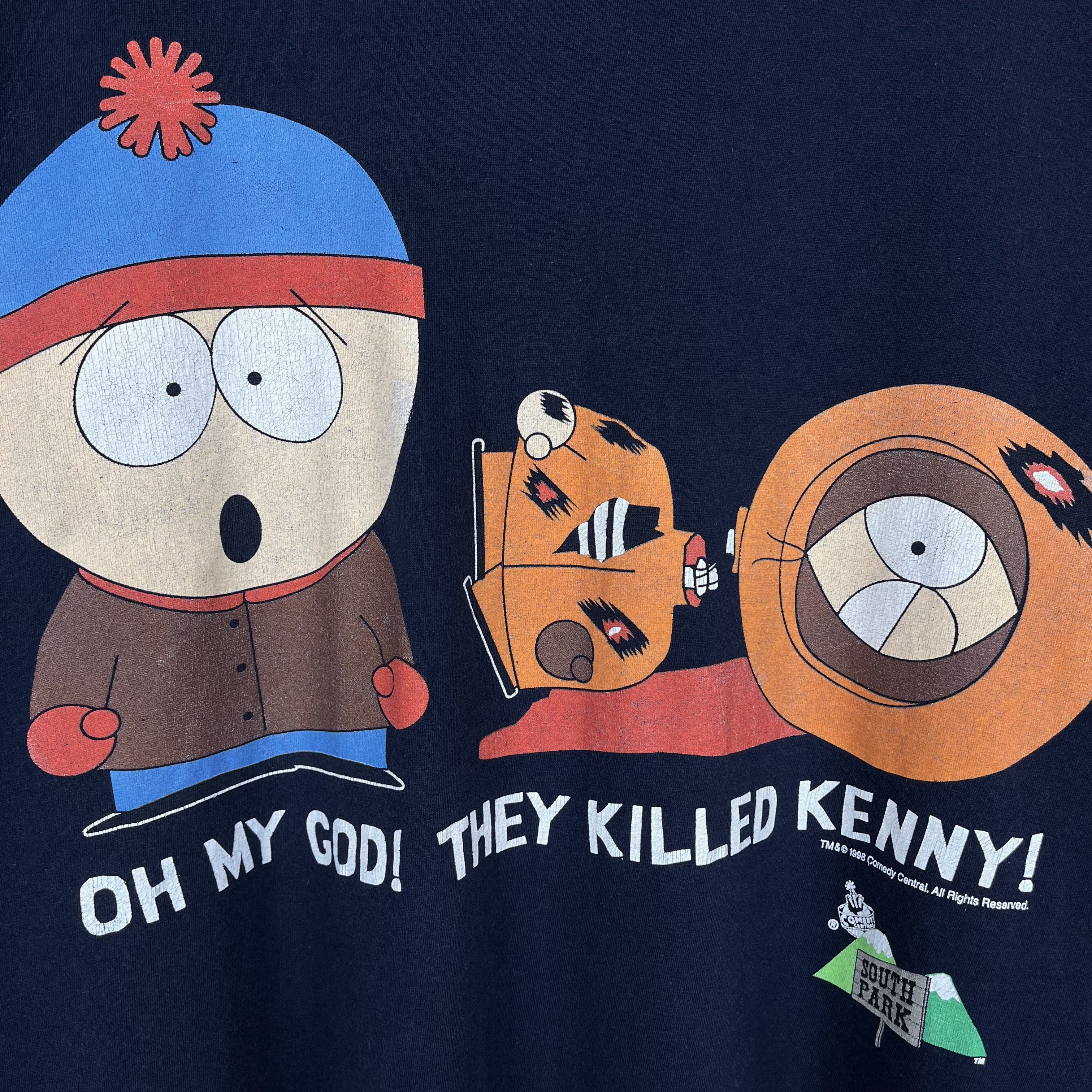Cartoon Network Vintage South Park Cartoon “Killed Kenny” T Shirt 1998 Size US XL / EU 56 / 4 - 9 Thumbnail