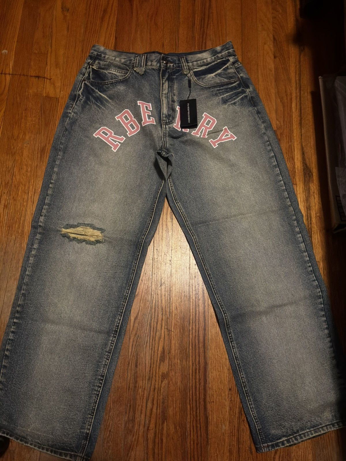 The GV Gallery Gv Gallery ‘ RBERRY Denim ’ Size US 36 / EU 52 - 2 Thumbnail