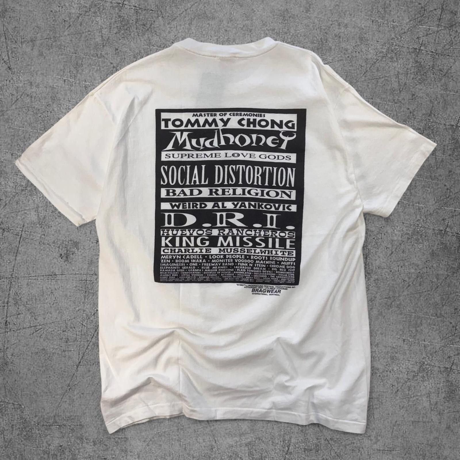Band Tees 1993 Highwood Social Distortion Music Festival Tee Size US XL / EU 56 / 4 - 1 Thumbnail