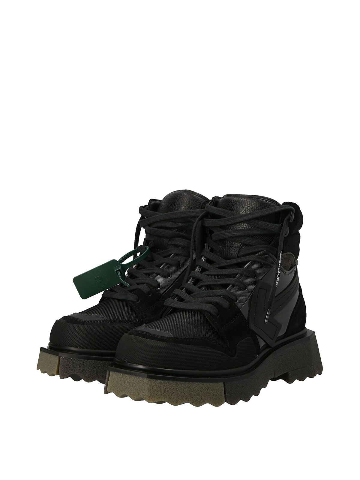 Off-White o1rshd1 Hiking Sponge Sneakerboot in Black Size US 9 / EU 42 - 2 Thumbnail