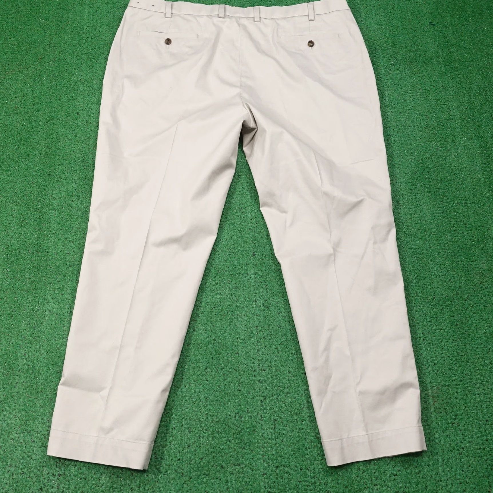 Brooks Brothers Brooks Brothers Pants Mens Chino Regular 42x30 Beige Lightweight Stretch Flat Front Business Casual Size US 42 / EU 58 - 4 Thumbnail
