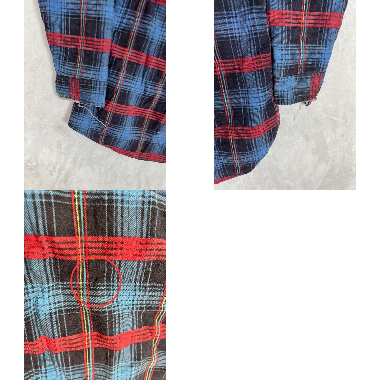 Vintage VINTAGE Saugatuck Dry Goods Jacket Mens Large Blue Plaid Quilted Flannel Lined Size US L / EU 52-54 / 3 - 9 Thumbnail