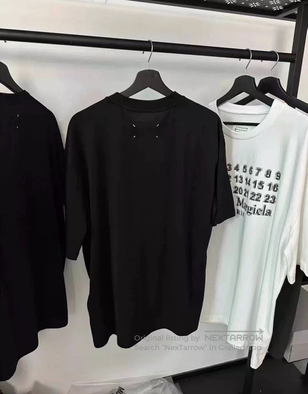 Maison Margiela Maison Margiela hollowed out number letters printed round n Size US M / EU 48-50 / 2 - 3 Thumbnail