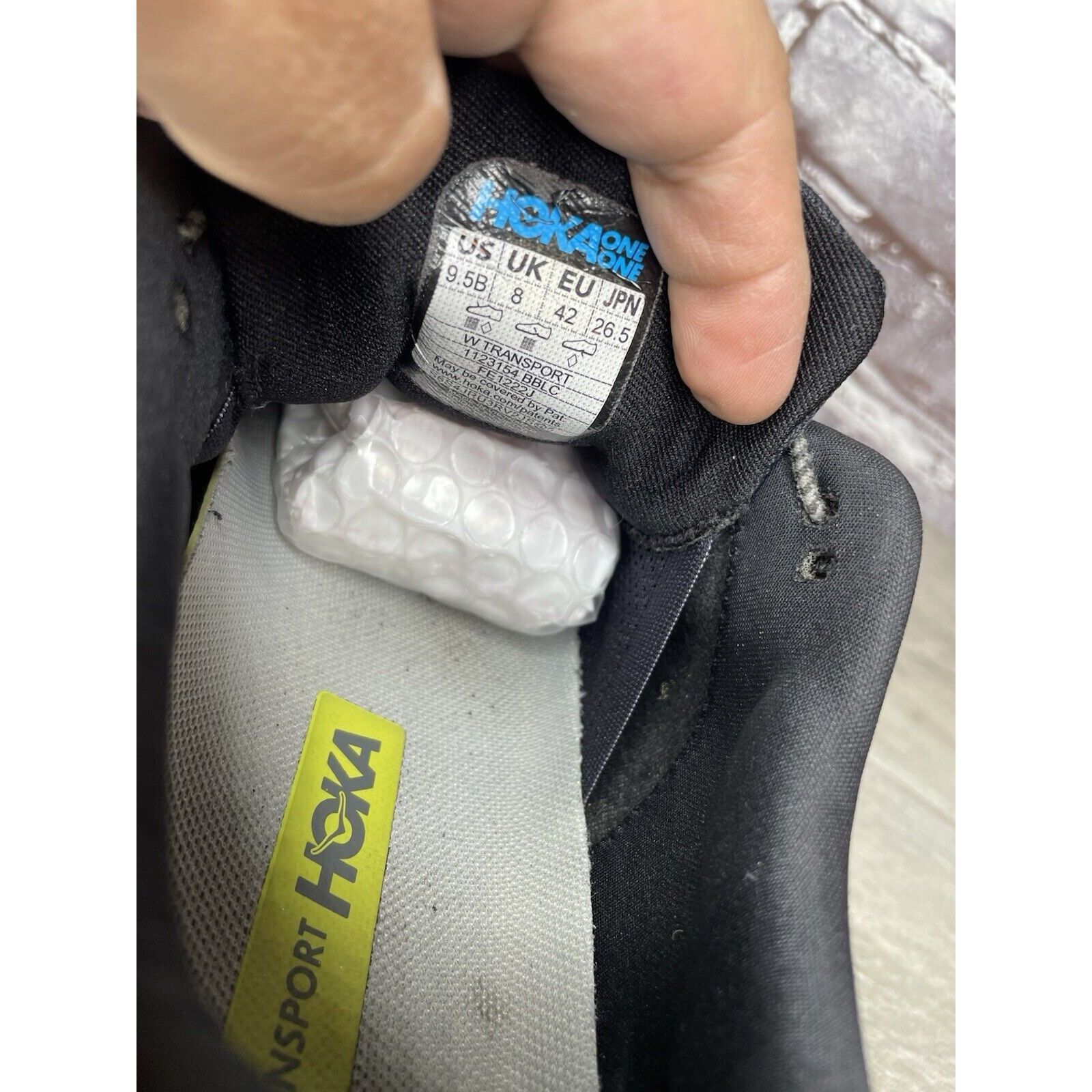 Hoka Hoka One One Sneakers Running Shoes Transport Black Athletic Size US 9.5 / IT 39.5 - 5 Thumbnail