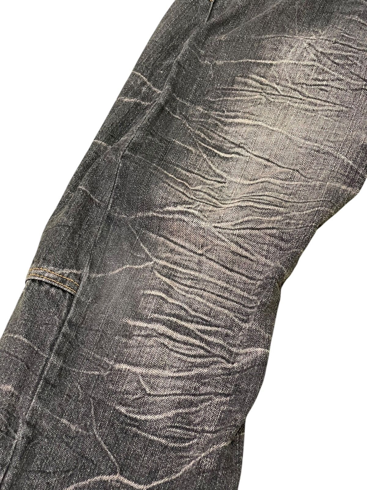 Japanese Brand Double Waist Jeans Barcedos Mud Washed Slim 9🟦 Size US 30 / EU 46 - 5 Thumbnail