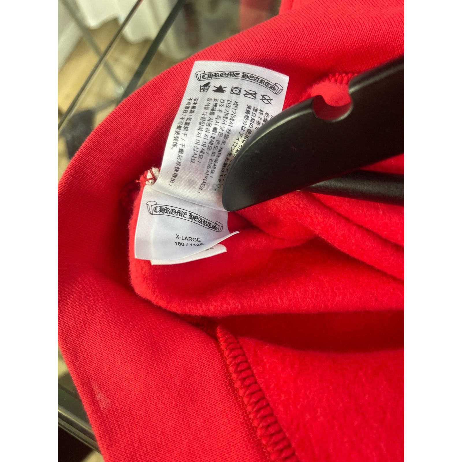 Chrome Hearts Chrome Hearts Scroll Logo Pullover Hoodie “Red” Size XL Size US XL / EU 56 / 4 - 3 Thumbnail