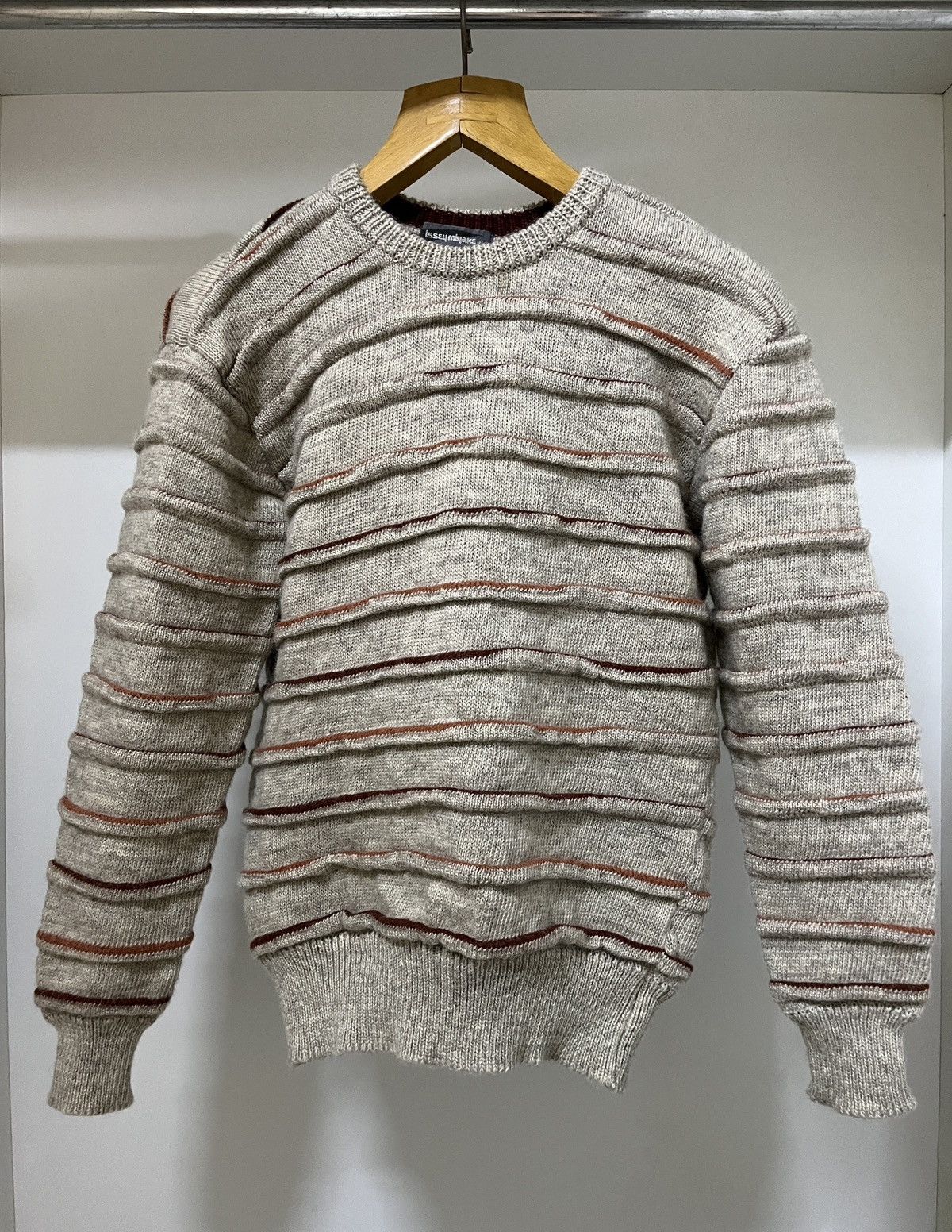 Issey Miyake 80s Issey Miyake 3D Cable Knitwear Size US S / EU 44-46 / 1 - 1 Thumbnail