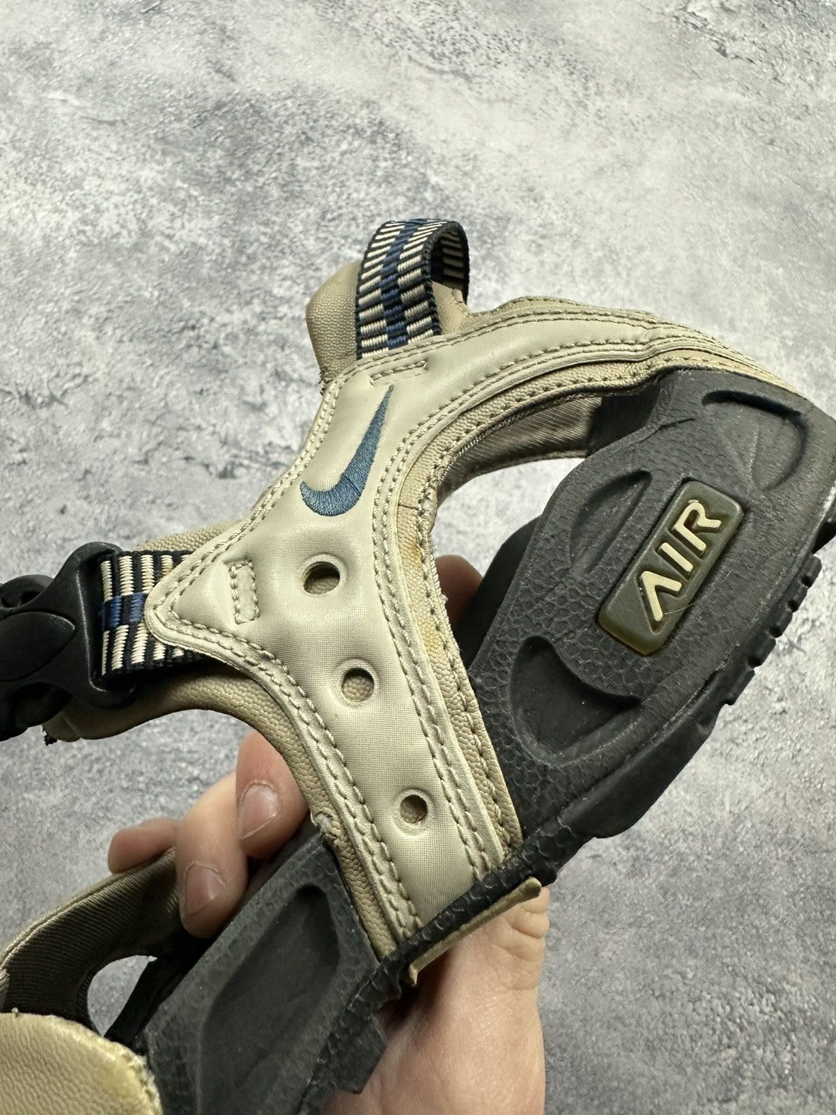 Nike Vintage Nike ACG Sandals Beige Y2K 2000 Swoosh Shoes Size US 9.5 / EU 42-43 - 19 Thumbnail