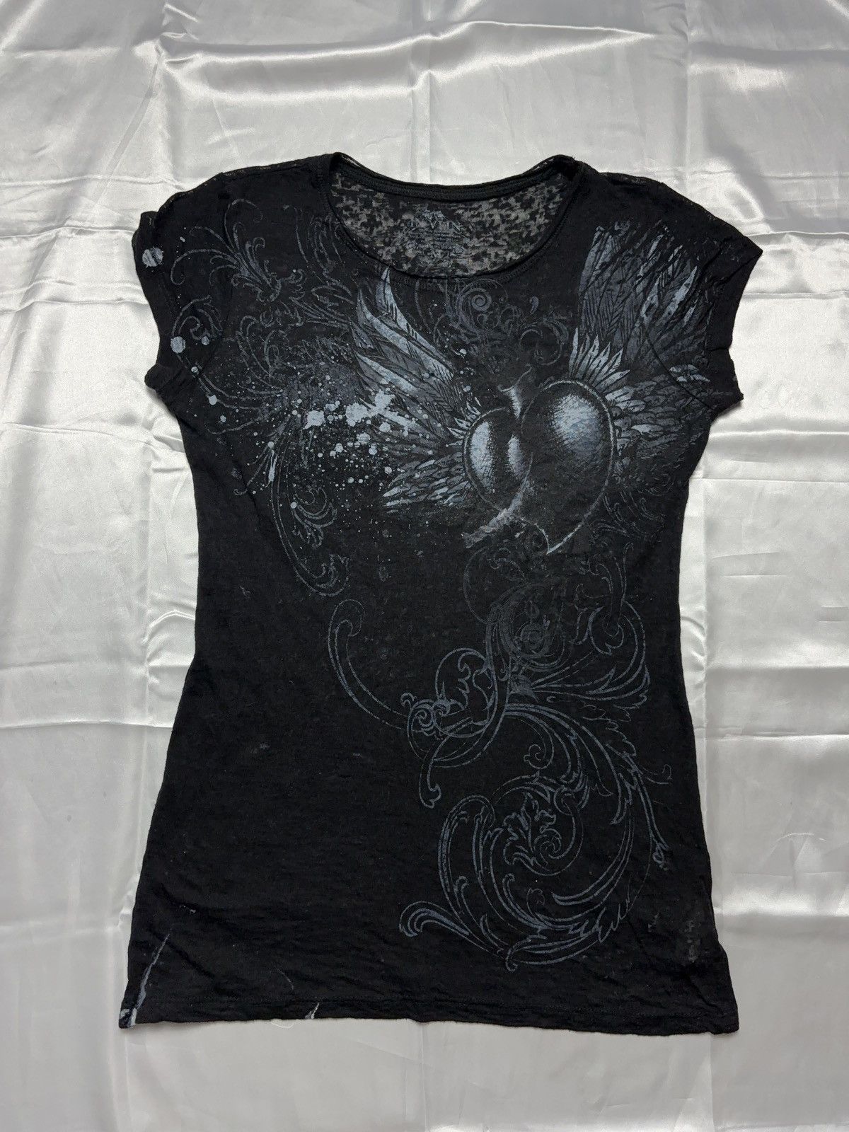 Vintage Printed y2k mesh vintage t-shirt Size M / US 6-8 / IT 42-44 - 2 Thumbnail