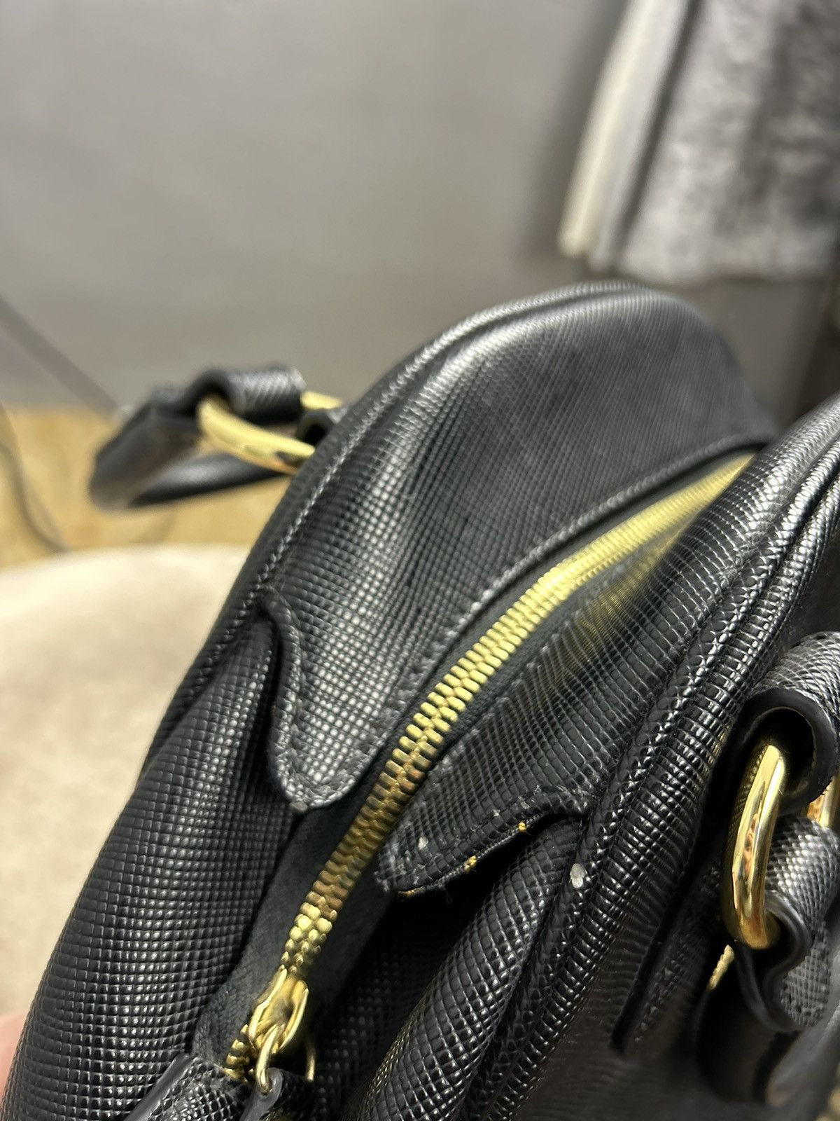Vivienne Westwood Vivienne Westwood Anglomania Black Handbag Orb Logo Size ONE SIZE - 17 Thumbnail