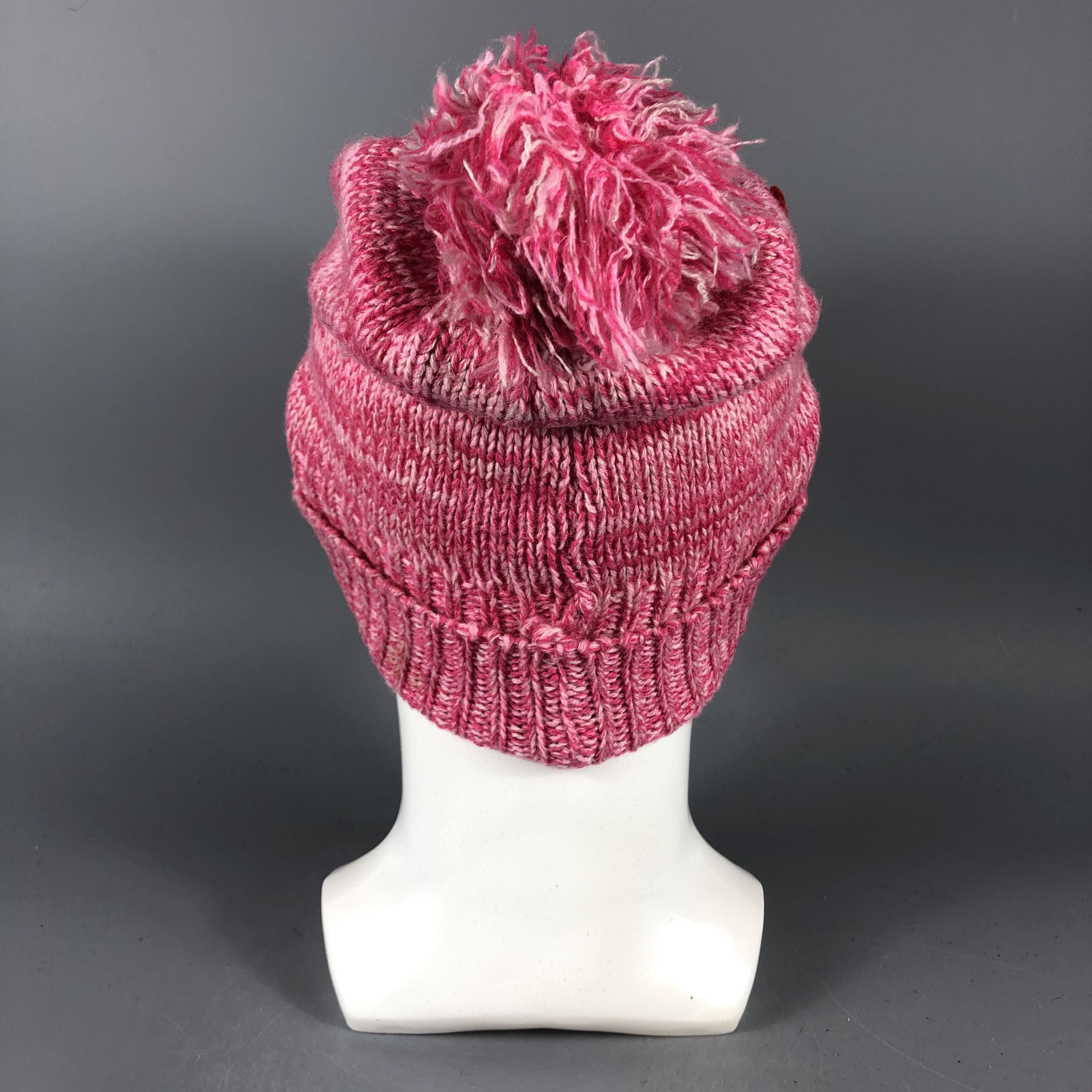 Vintage Vintage Pink Beanie Snow Hat Snow Cap -D853 Size ONE SIZE - 2 Thumbnail