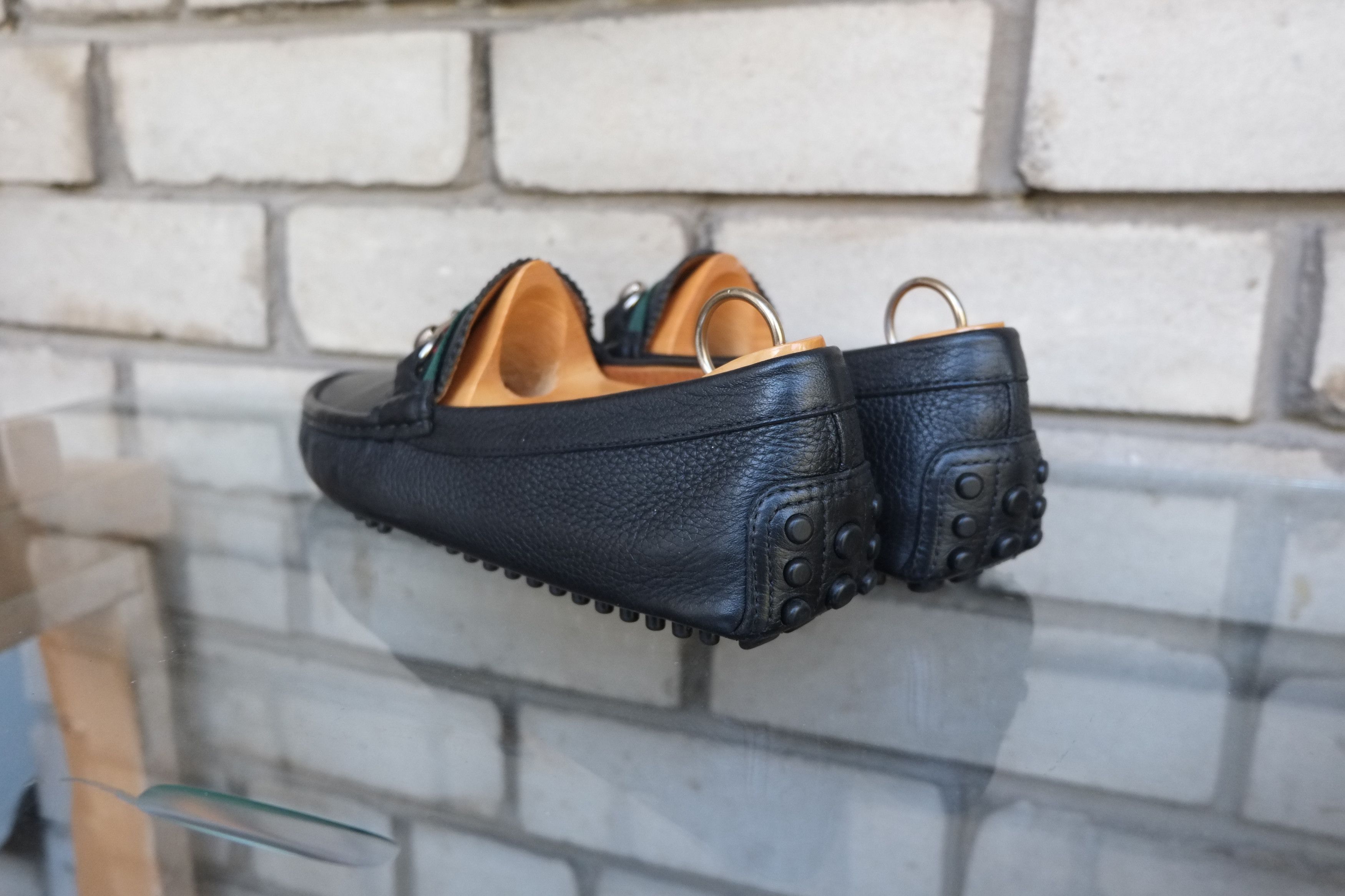 Gucci Gucci Damo Horsebit Loafers Black Moccasin Ferragamo Prada Size US 7.5 / EU 40-41 - 4 Thumbnail