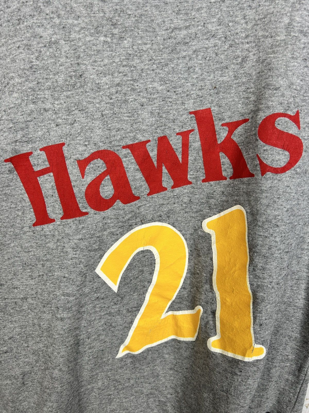 Starter 80s Vintage Starter Atlanta Hawks #21 Dominique Wilkins Top Size US XL / EU 56 / 4 - 2 Thumbnail