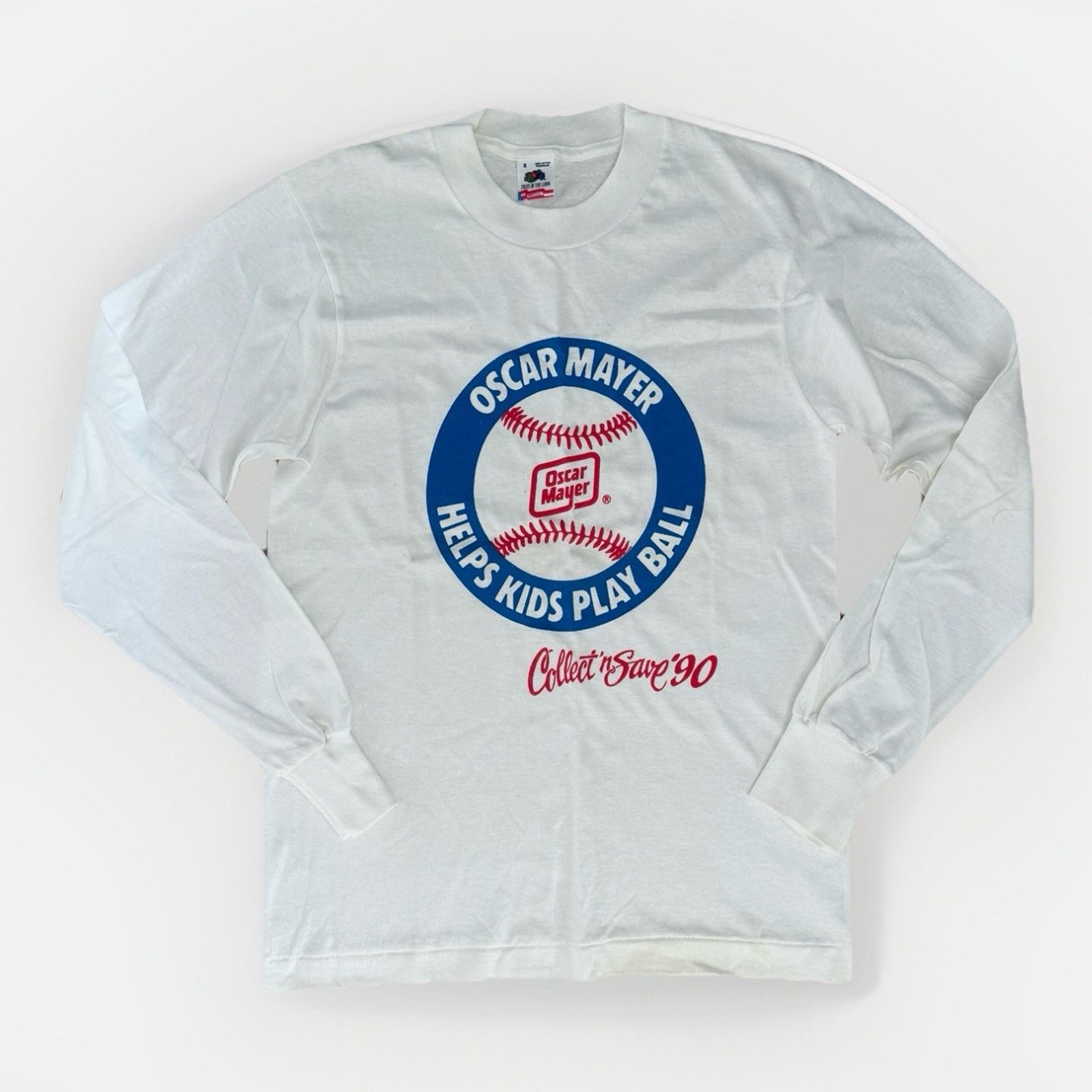 Vintage Vintage Fotl 1990s Oscar Meyer Weiner Baseball Long Sleeve S Size US S / EU 44-46 / 1 - 1 Thumbnail