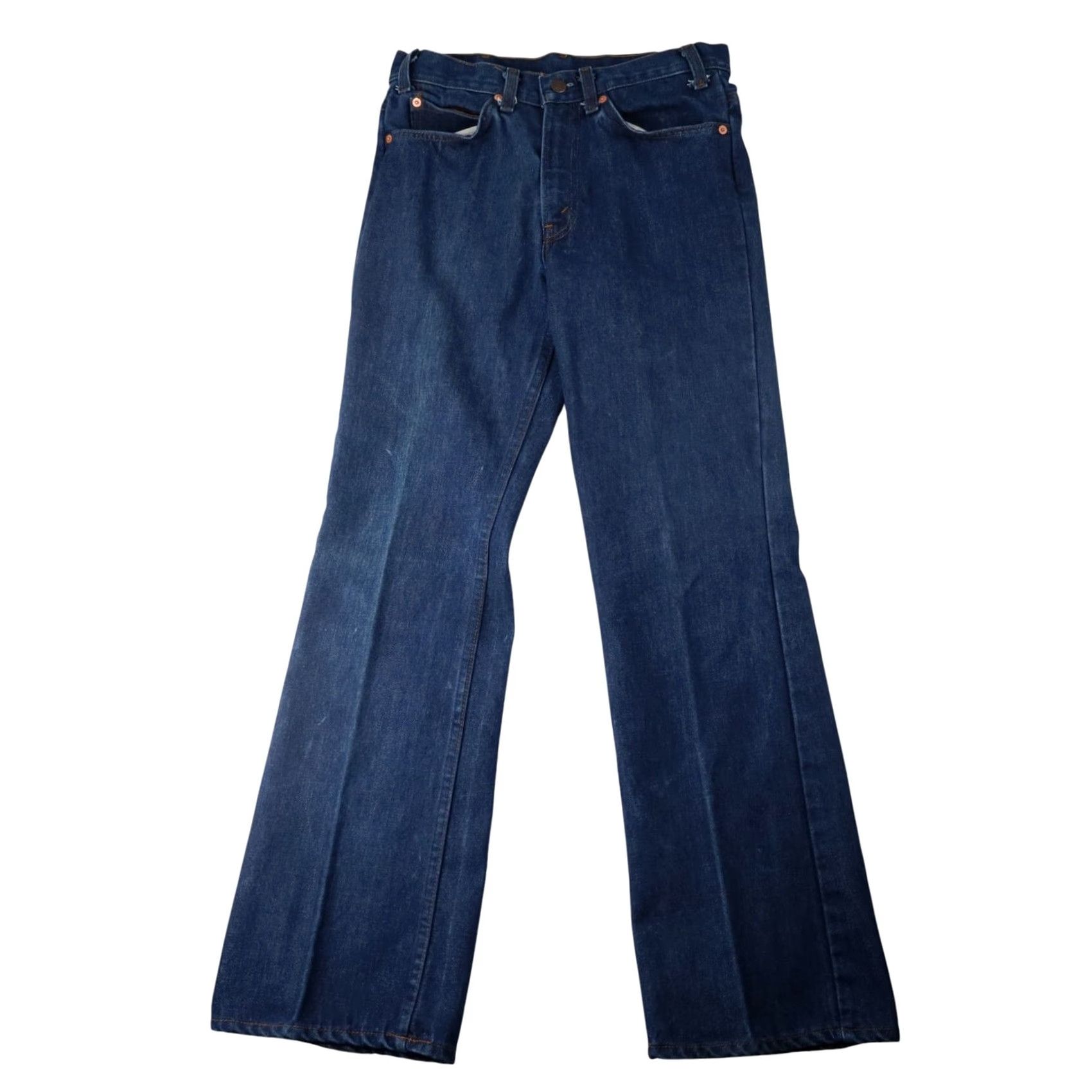Denime VINTAGE Levis 517 Orange Tab Boot Cut Denim Jeans Shirt - 30x30 Blue Mens Size US 30 / EU 46 - 2 Thumbnail