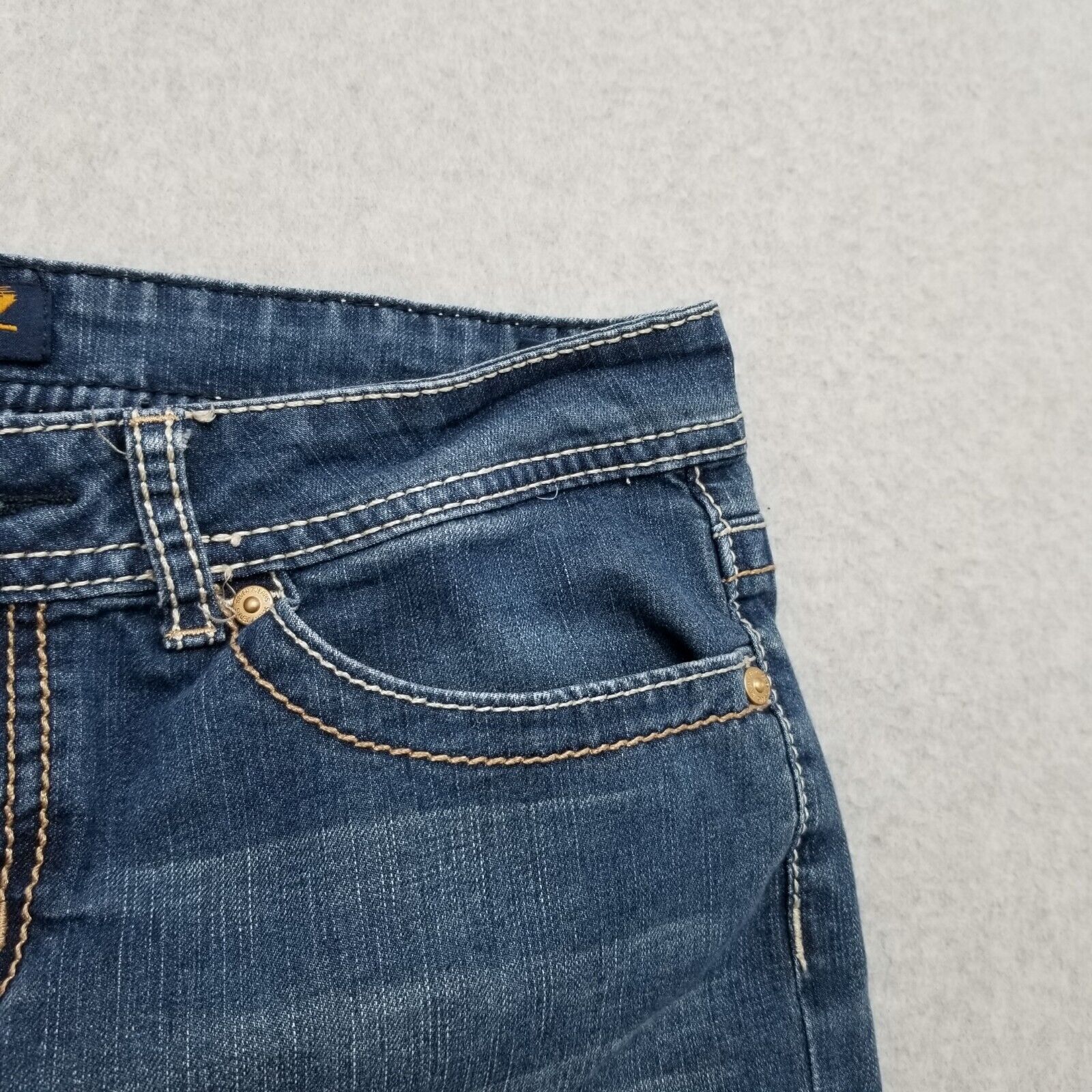 Other Seven Jeans Shorts Women 12 Blue Denim Pockets Size 34" / US 12 / IT 48 - 5 Thumbnail