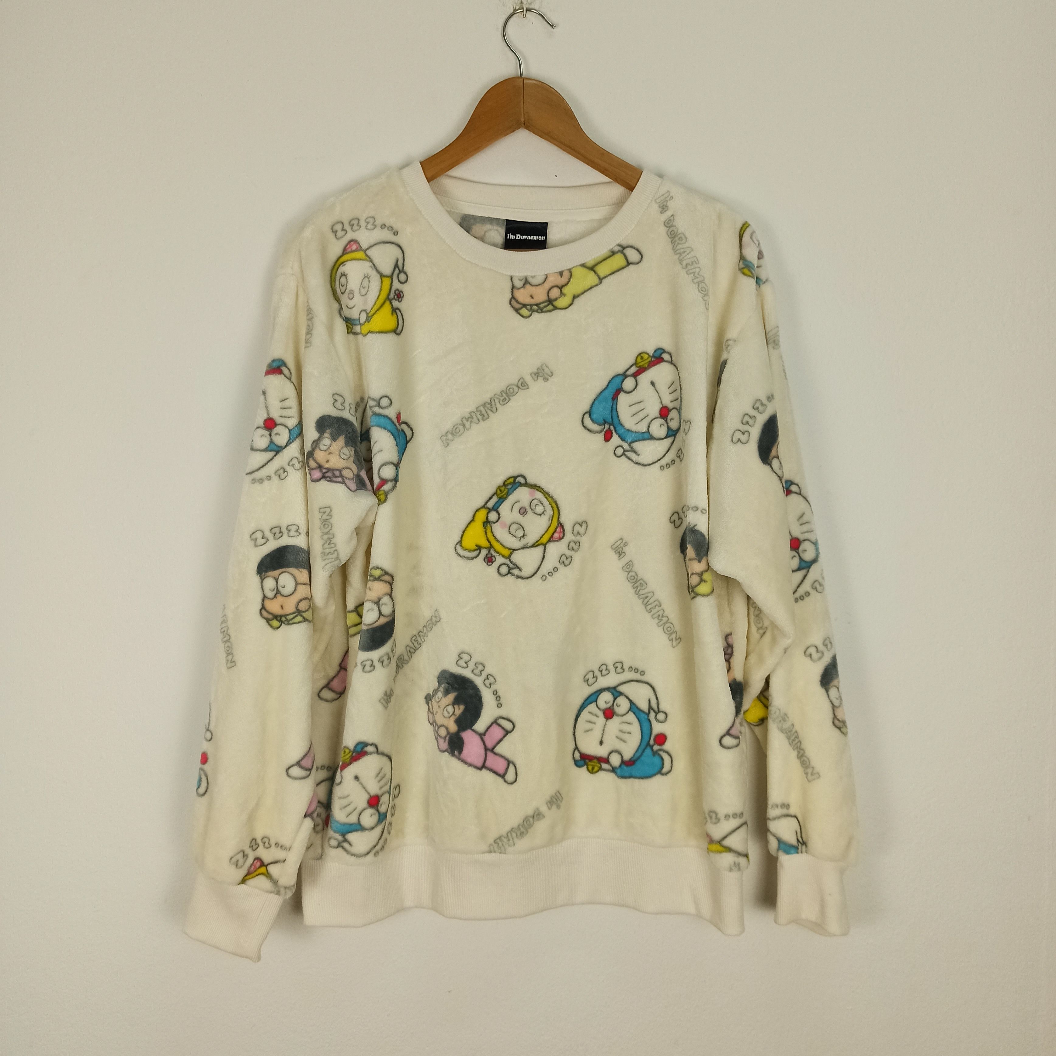 Anime ANIME Doraemon Fleece Soft Set Nightwear Sweatshirt Size US L / EU 52-54 / 3 - 1 Preview