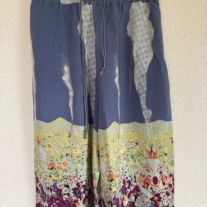 Kapital KAPITAL Floral Print Pants for Women-2506 Size US 26 / EU 42 - 2 Thumbnail
