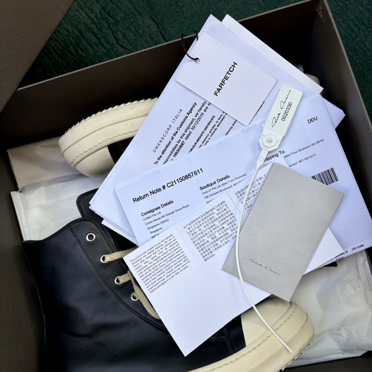Rick Owens Rick Owens Mainline Leather Ramones High Size US 8 / EU 41 - 3 Thumbnail