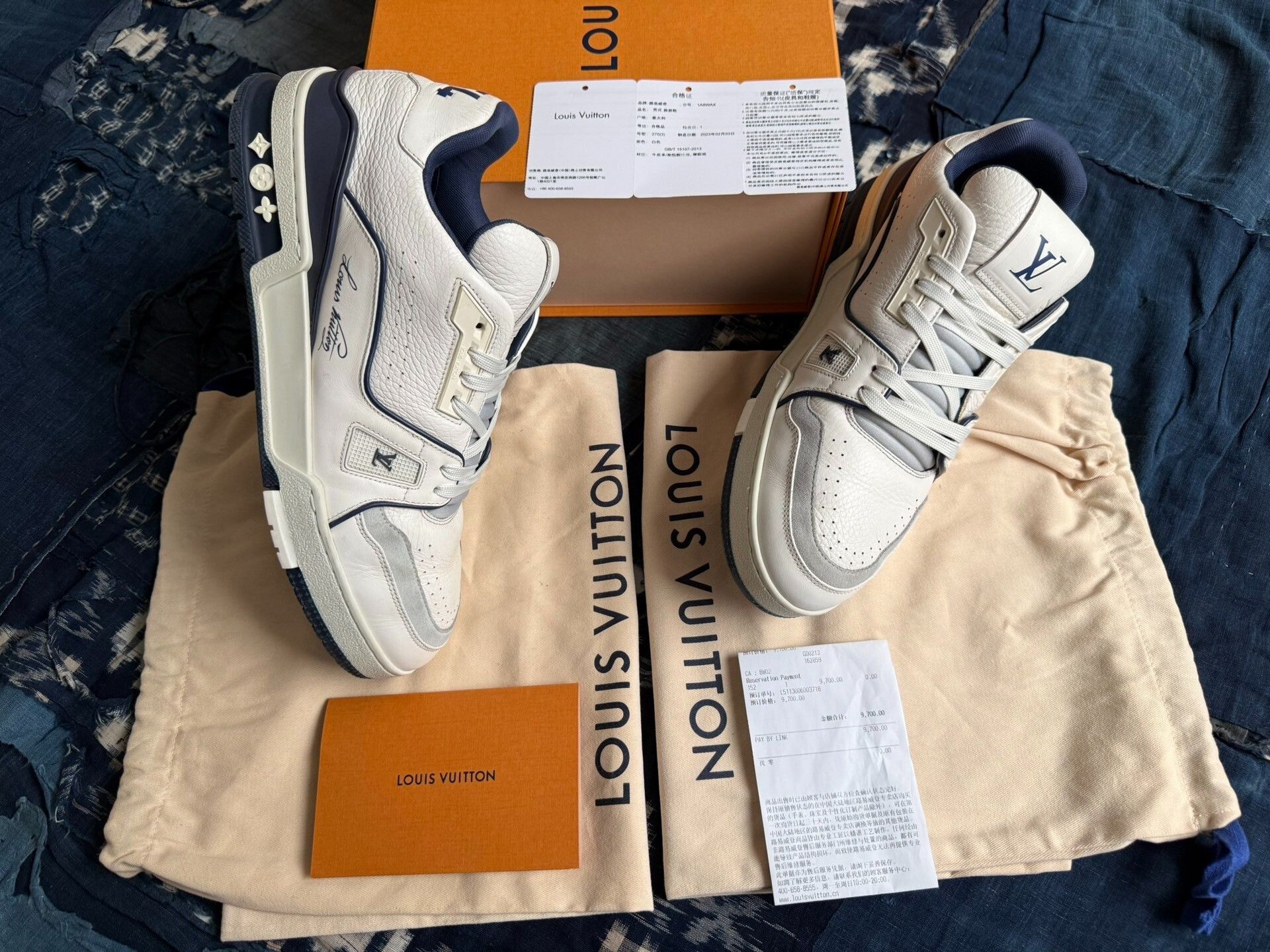 Louis Vuitton Louis Vuitton LV Trainer Sneakers Size US 8 / EU 41 - 1 Thumbnail