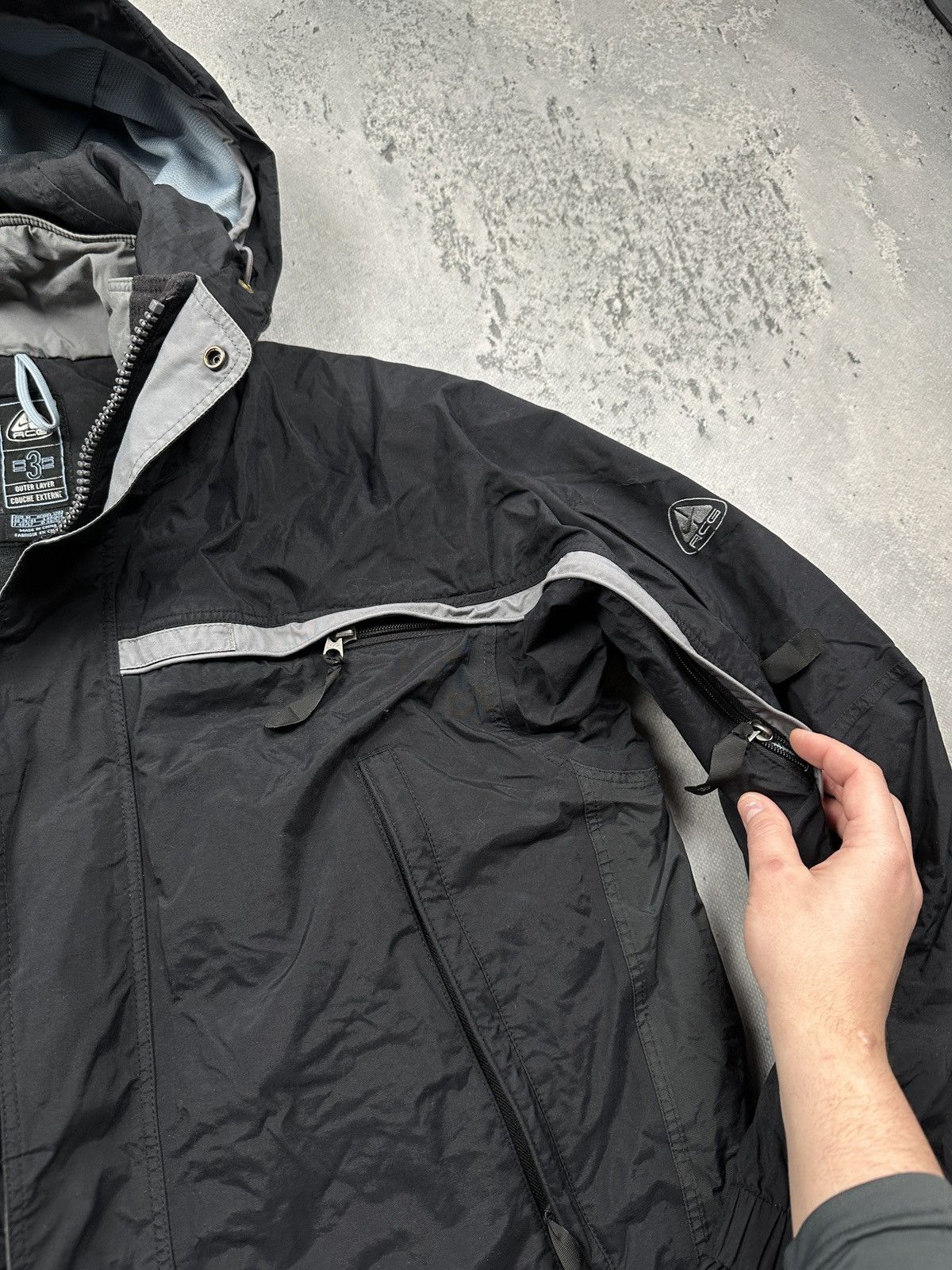 Nike ACG Vintage Nike ACG Technical Outdoor 3-In-1 Black Shell Jacket Size US M / EU 48-50 / 2 - 10 Thumbnail