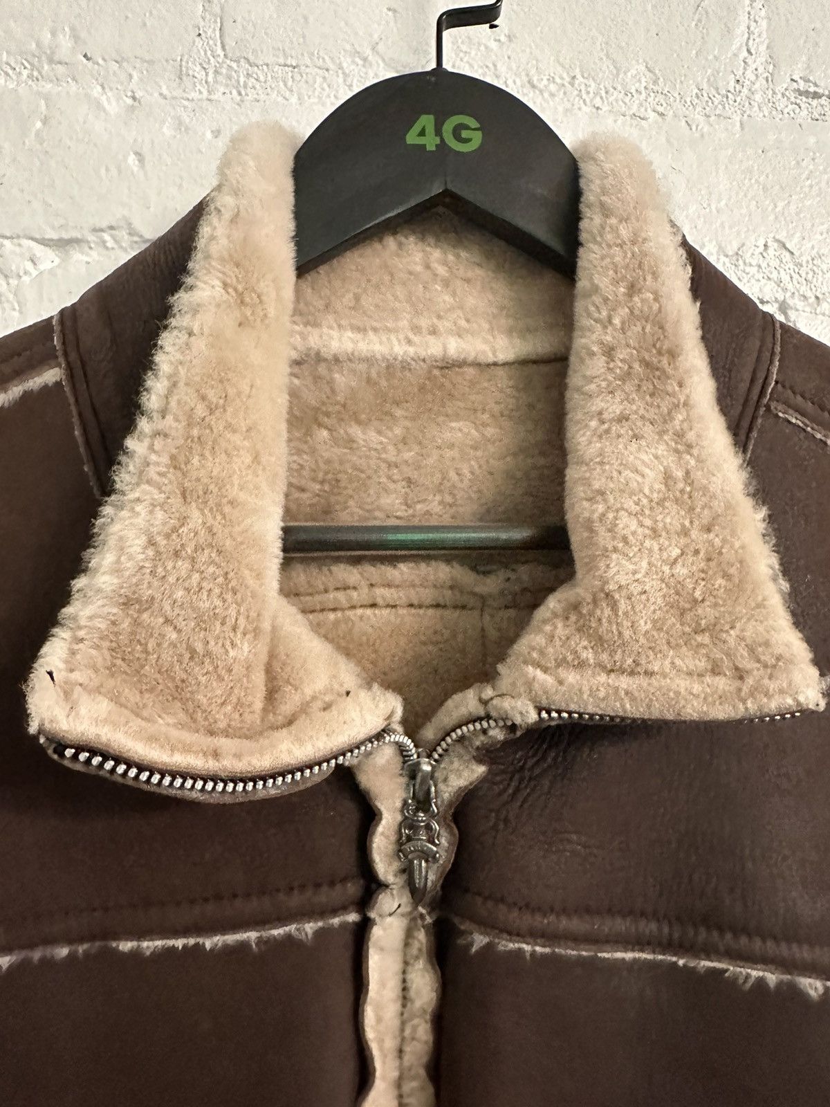 Chrome Hearts CHROME HEARTS FULL SUEDE & SHEARLING JACKET L/XL Size US L / EU 52-54 / 3 - 3 Thumbnail