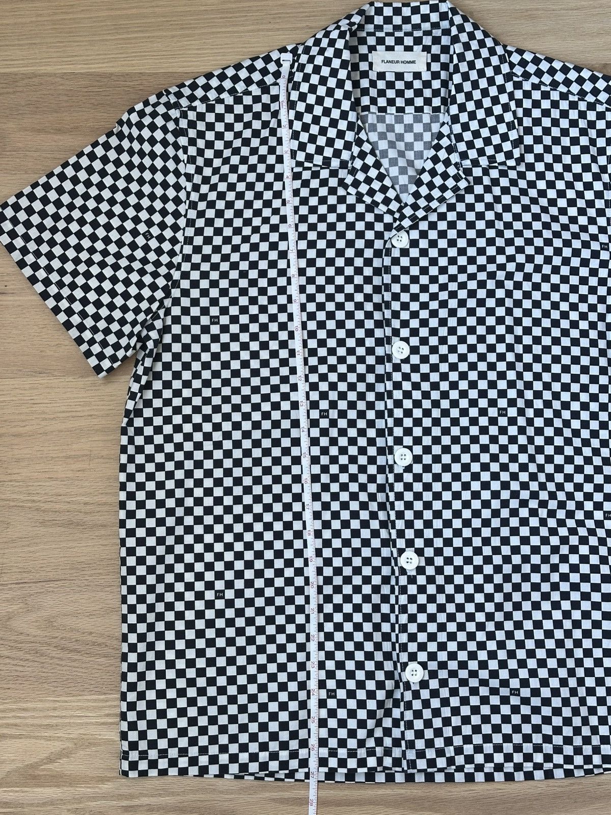 Other Flaneur Homme Men’s Button Down Checkered Shirt Size US L / EU 52-54 / 3 - 4 Thumbnail