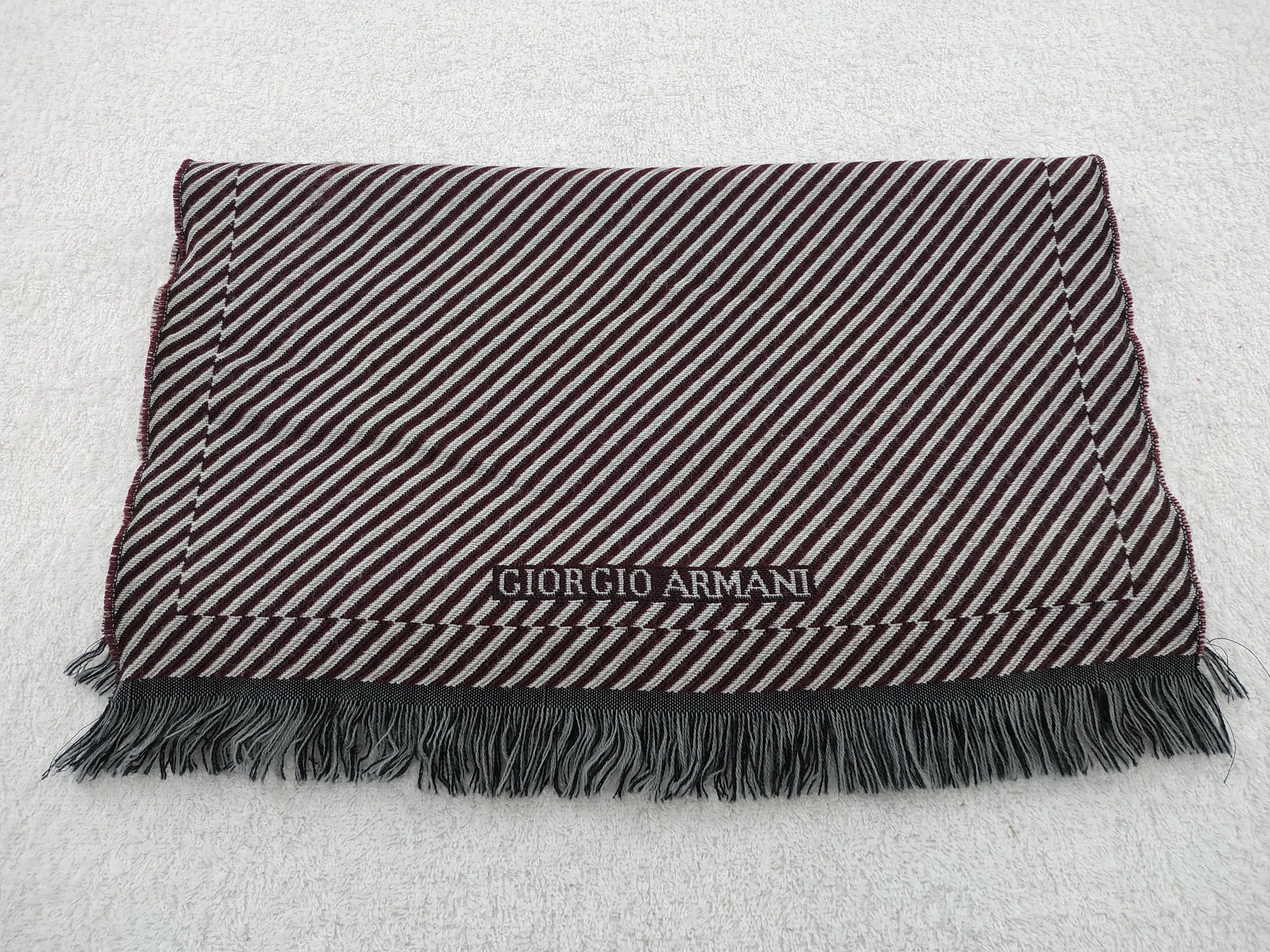 Giorgio Armani × Vintage Giorgio Armani Scarf / Muffler / Neckwear Size ONE SIZE - 3 Thumbnail