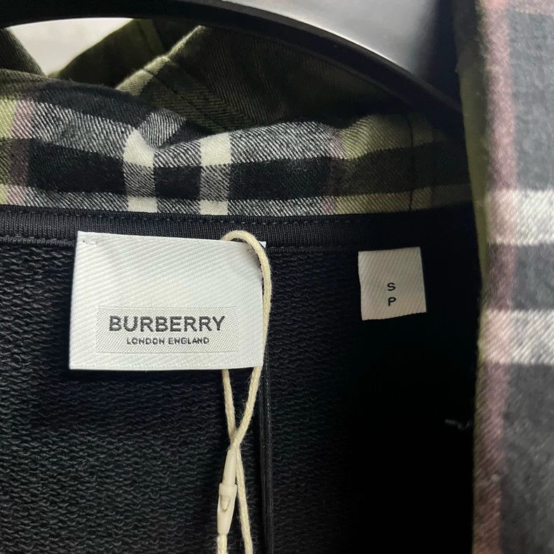 Burberry Burberry Burberry Black Plaid Print Long Sleeve Hoodie-250 Size US S / EU 44-46 / 1 - 2 Thumbnail