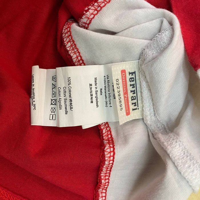 Ferrari B231 FERRARI OFFICIAL PRODUCT RACING TEAM TEE Size US L / EU 52-54 / 3 - 4 Thumbnail