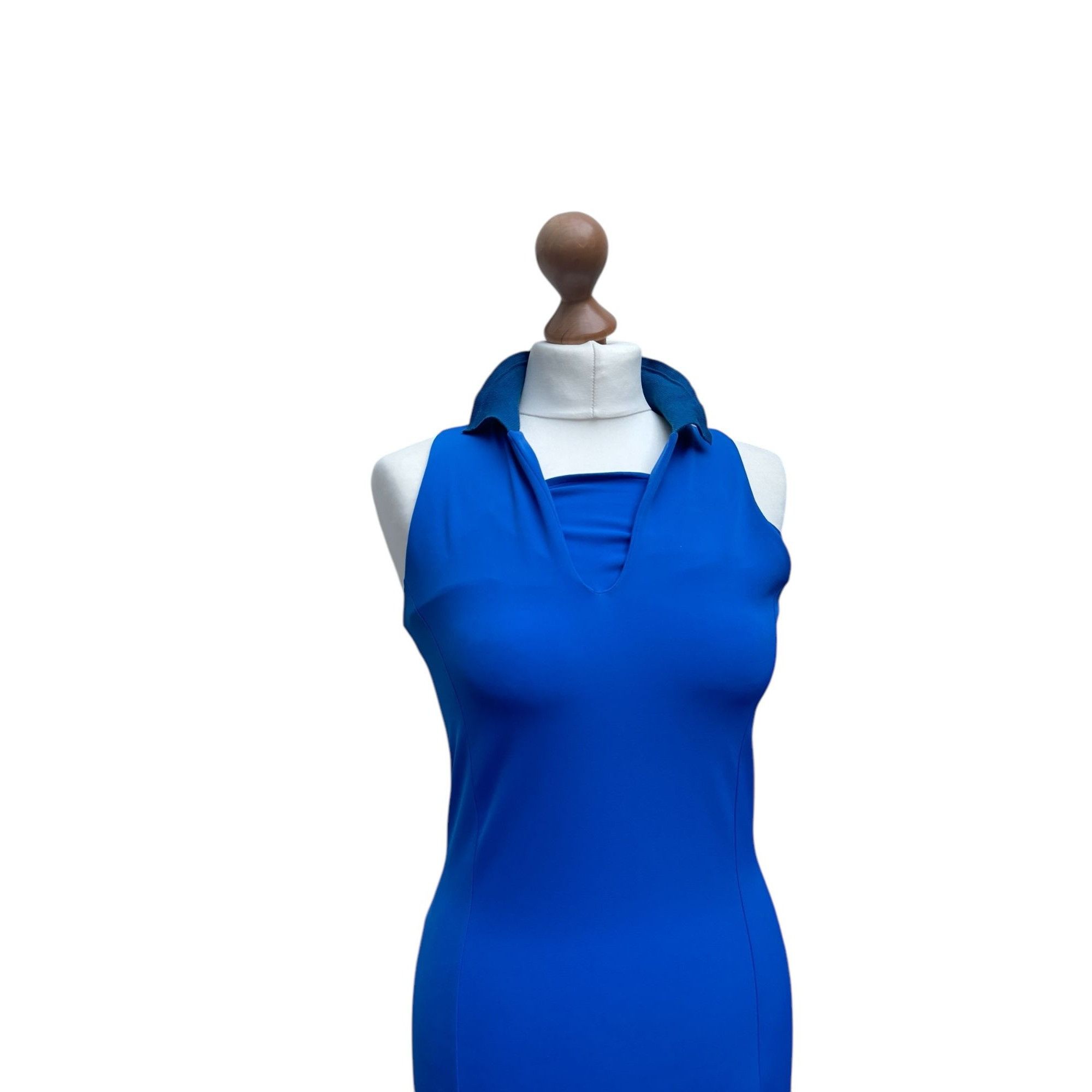 Versace Electric Blue Dress Size XS / US 0-2 / IT 36-38 - 2 Thumbnail