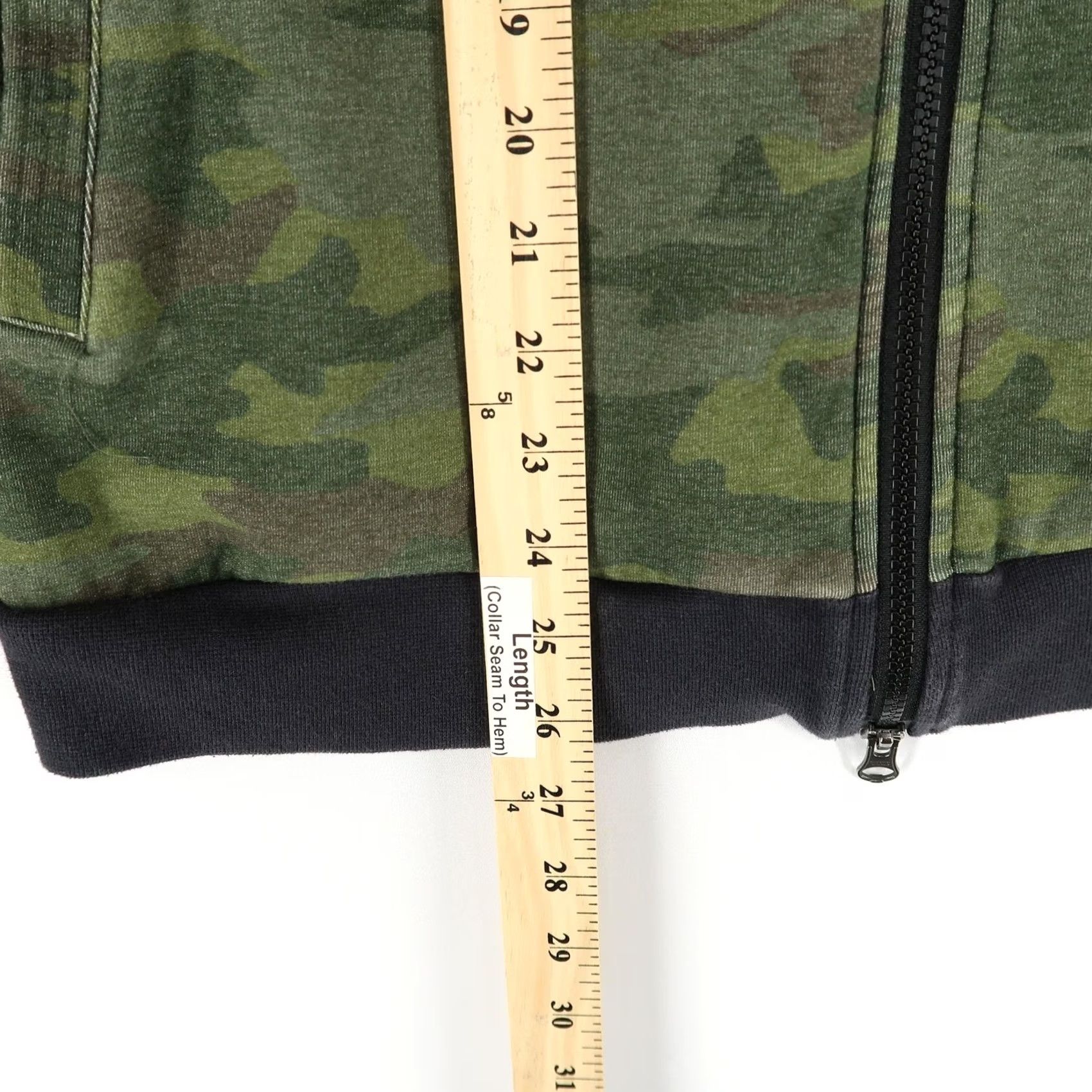 Vintage Municipal Track Jacket Mens M Green Camo Full Zip Performance Sport Size US M / EU 48-50 / 2 - 5 Thumbnail