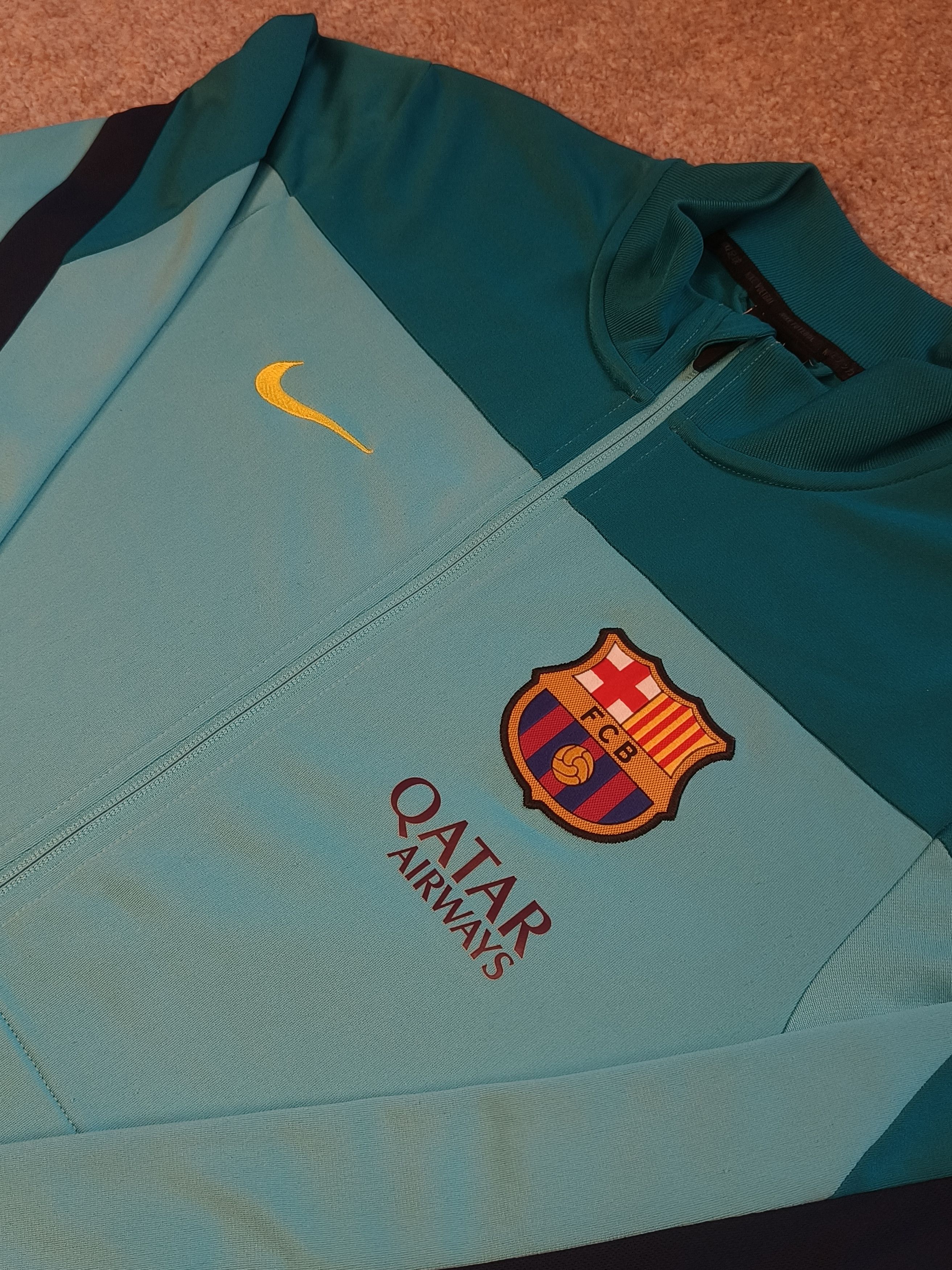 Nike Nike FC Barcelona Squad Sideline Track Jacket 2014-15 Size US S / EU 44-46 / 1 - 2 Thumbnail