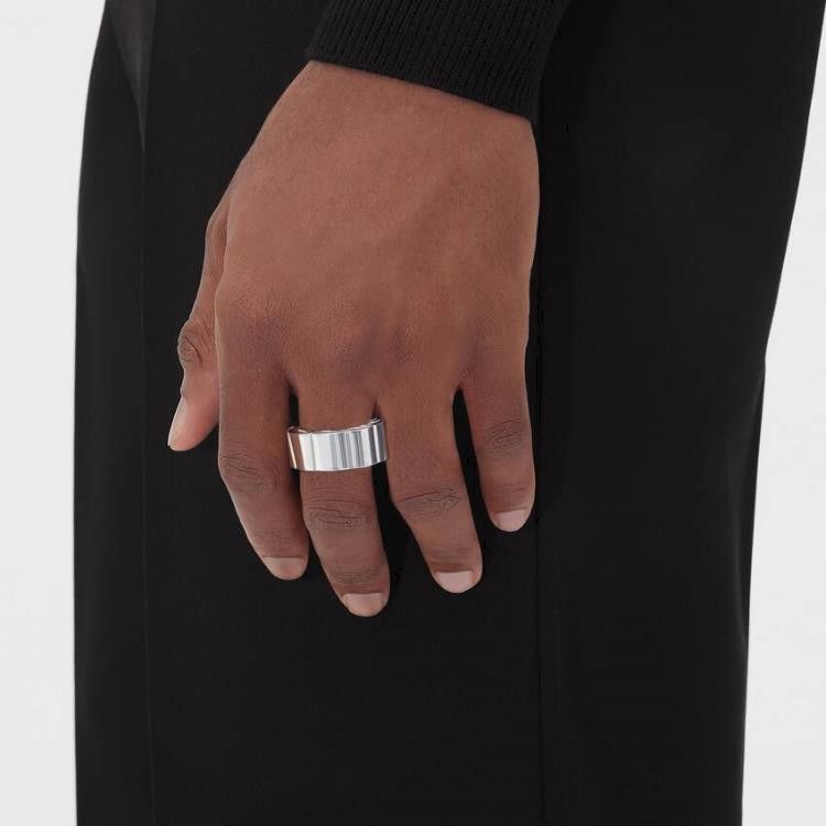 Bottega Veneta o1w1db10525 Size: 13 / Ring in Silver Size ONE SIZE - 2 Thumbnail