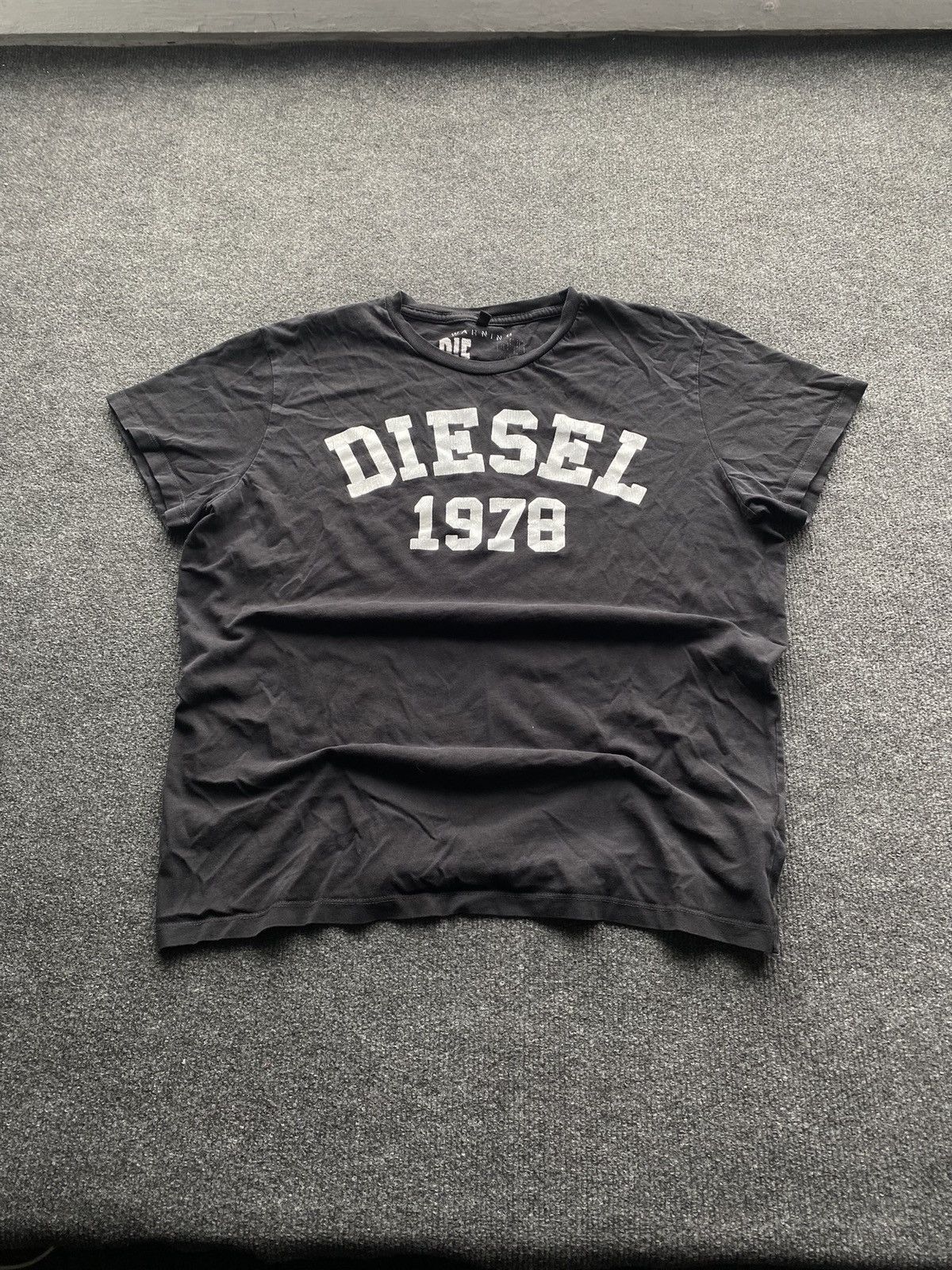 Diesel 🔥Opium Punk Diesel Logo Black sexy y2k tee wom rock emo goth Size XL / US 12-14 / IT 48-50 - 1 Thumbnail