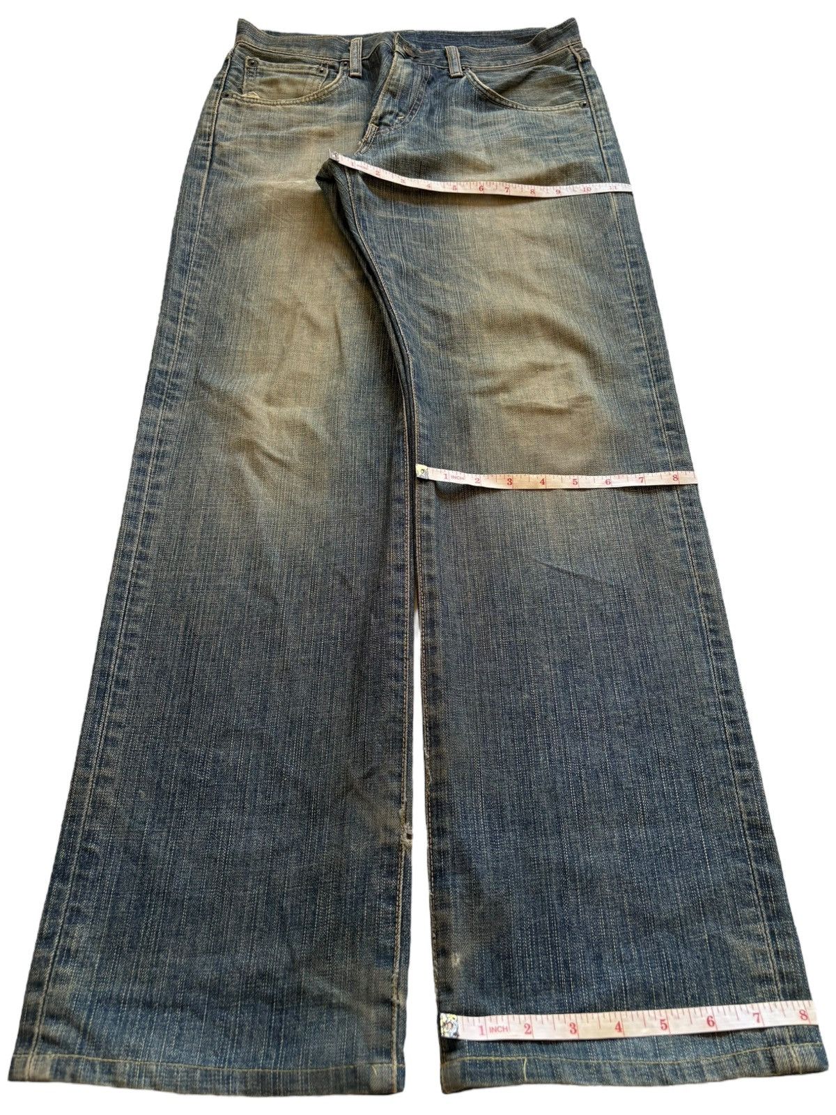 Edwin Vintage Edwin 503 Rusty Mud Wash Loose Baggy Jeans Size US 30 / EU 46 - 14 Thumbnail