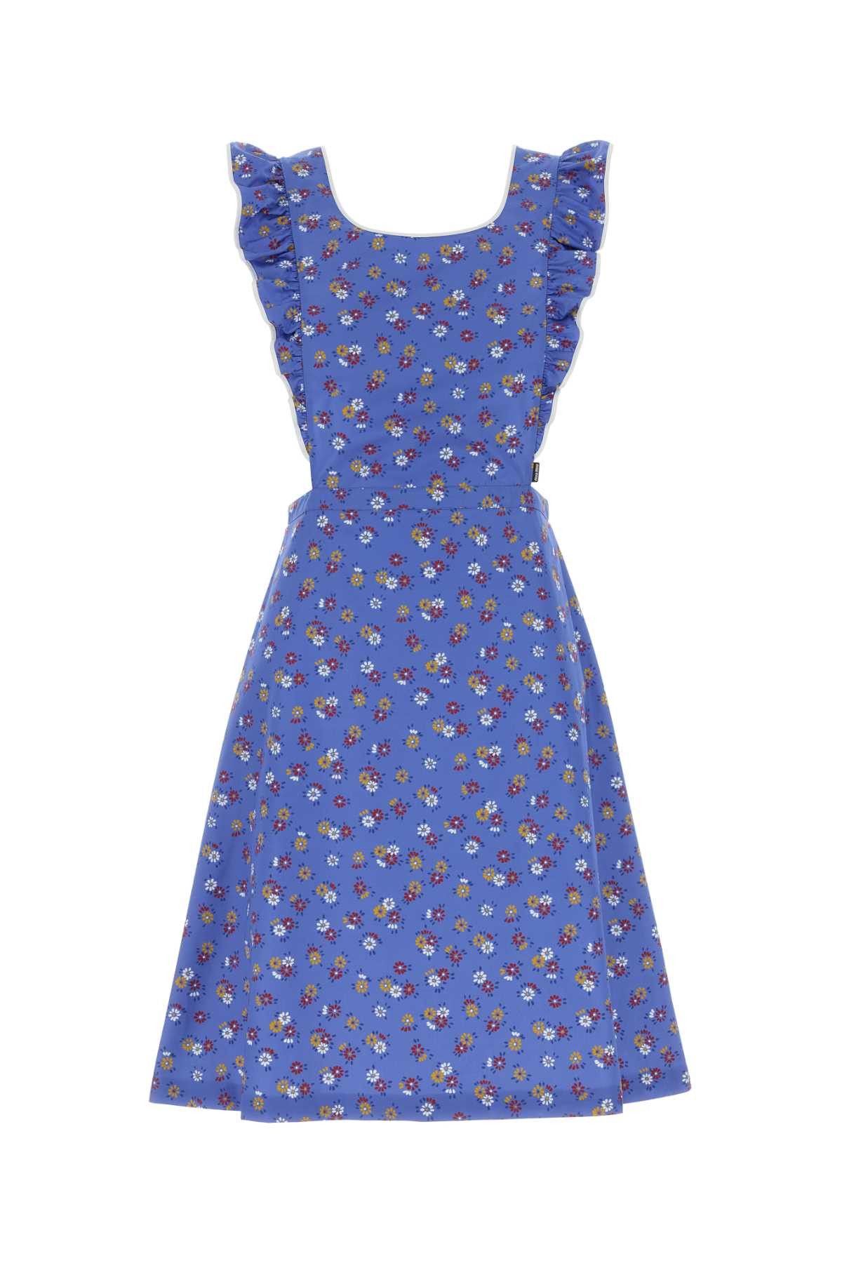 Miu Miu Printed Poplin Dress Size S / US 4 / IT 40 - 1 Thumbnail