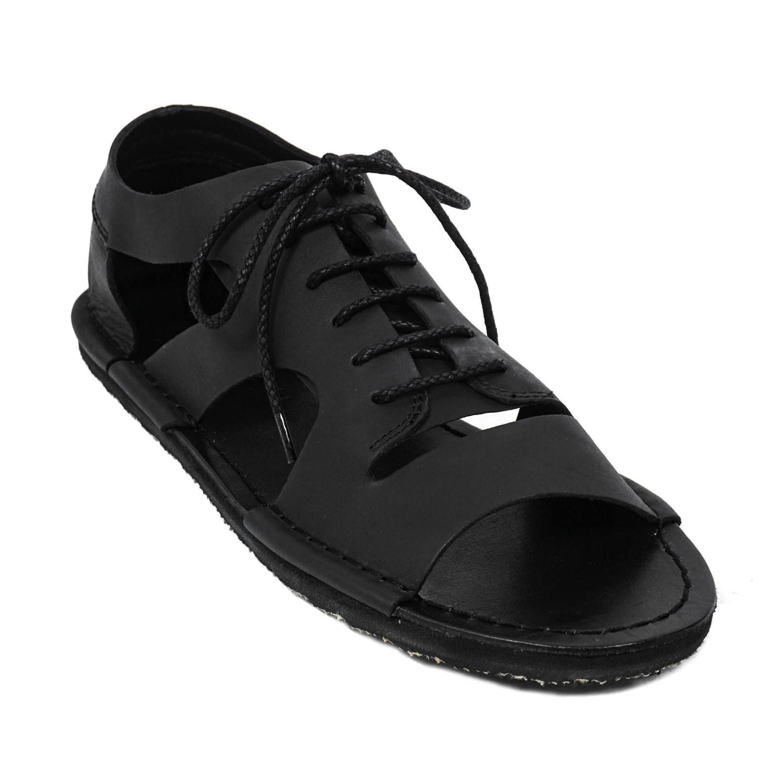 Yohji Yamamoto YOHJI YAMAMOTO Pour Homme SS20 lace up sandals leather shoes Size US 7.5 / EU 40-41 - 10 Thumbnail