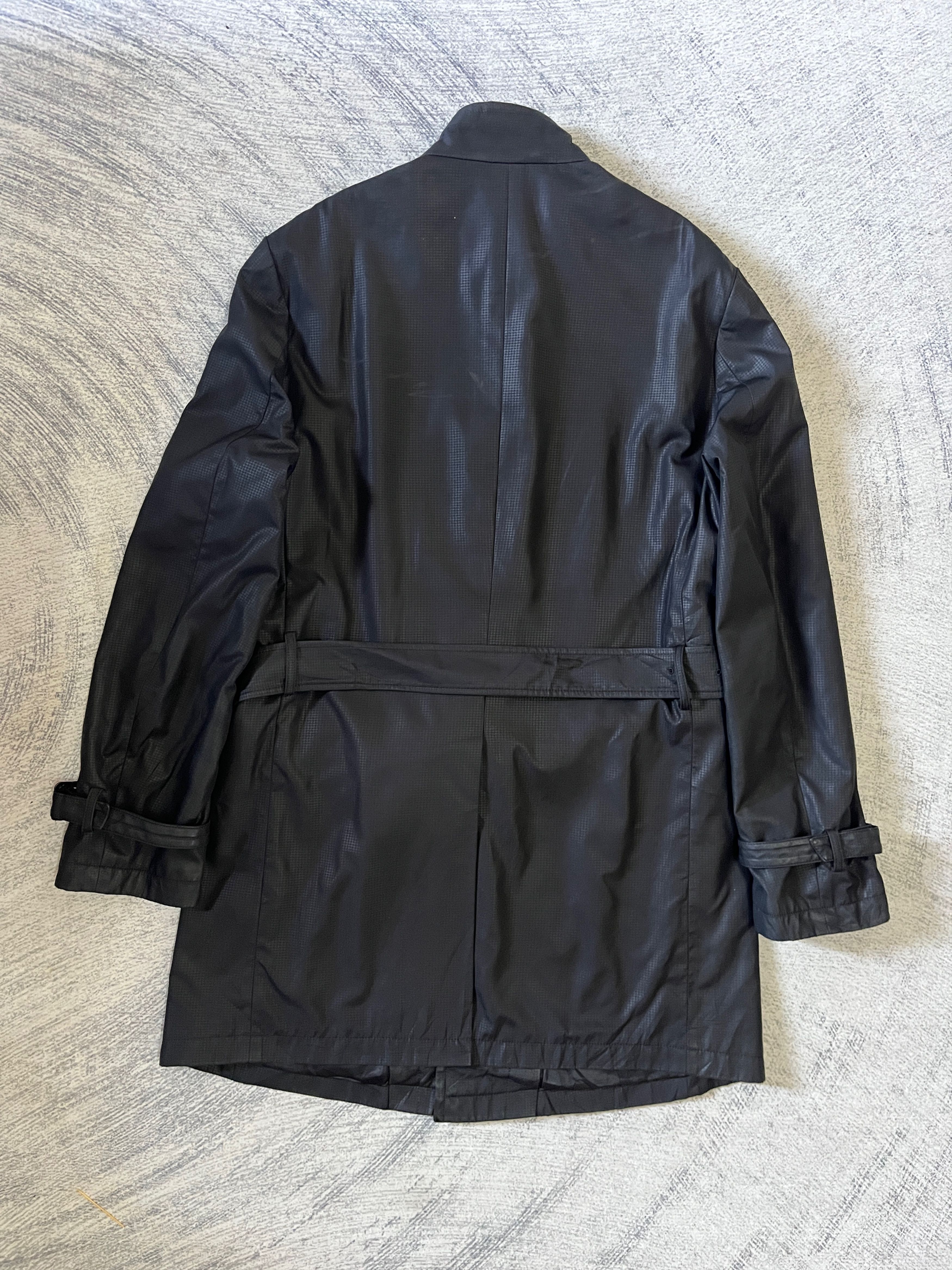 Tete Homme Tete Due by Kazutaka Katoh Waxed Trench Coat Size US L / EU 52-54 / 3 - 2 Thumbnail